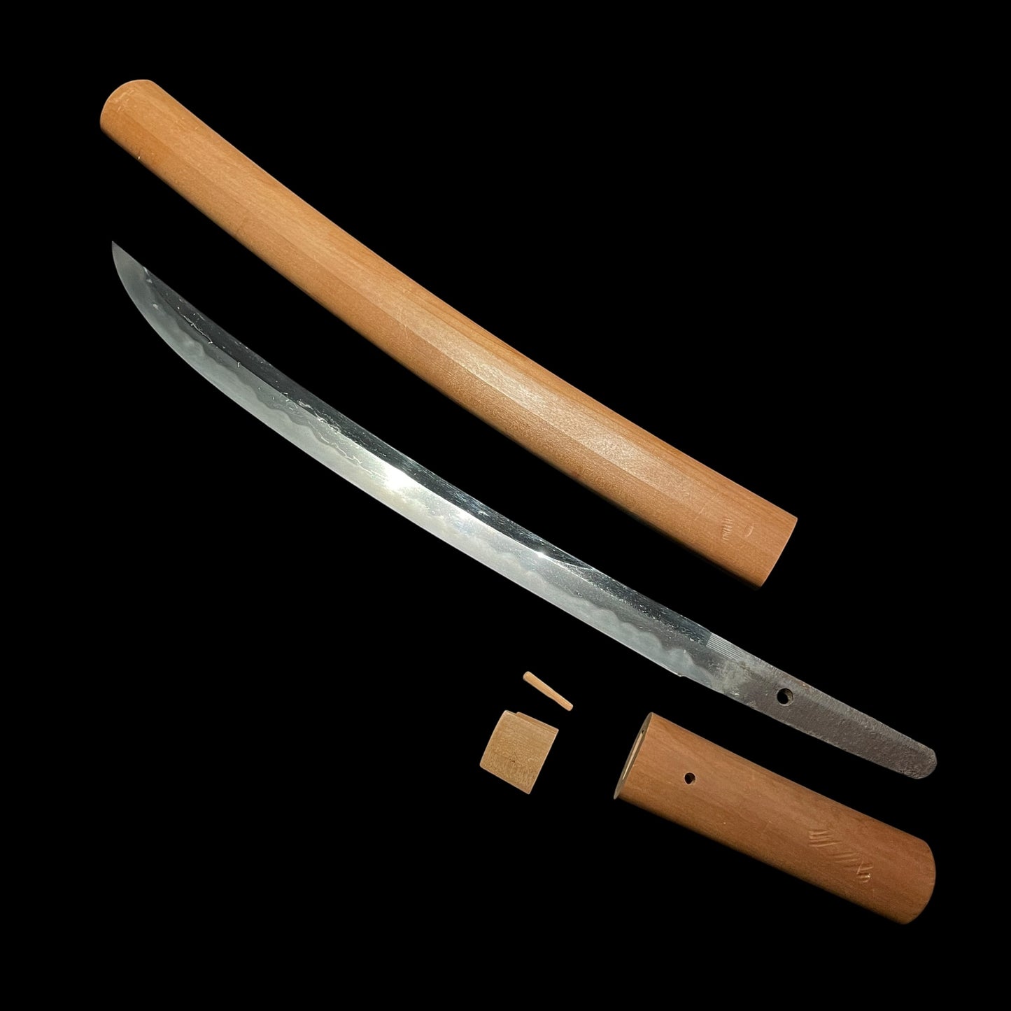 Naginata Naoshi Style Wakizashi, Muromachi period mumei