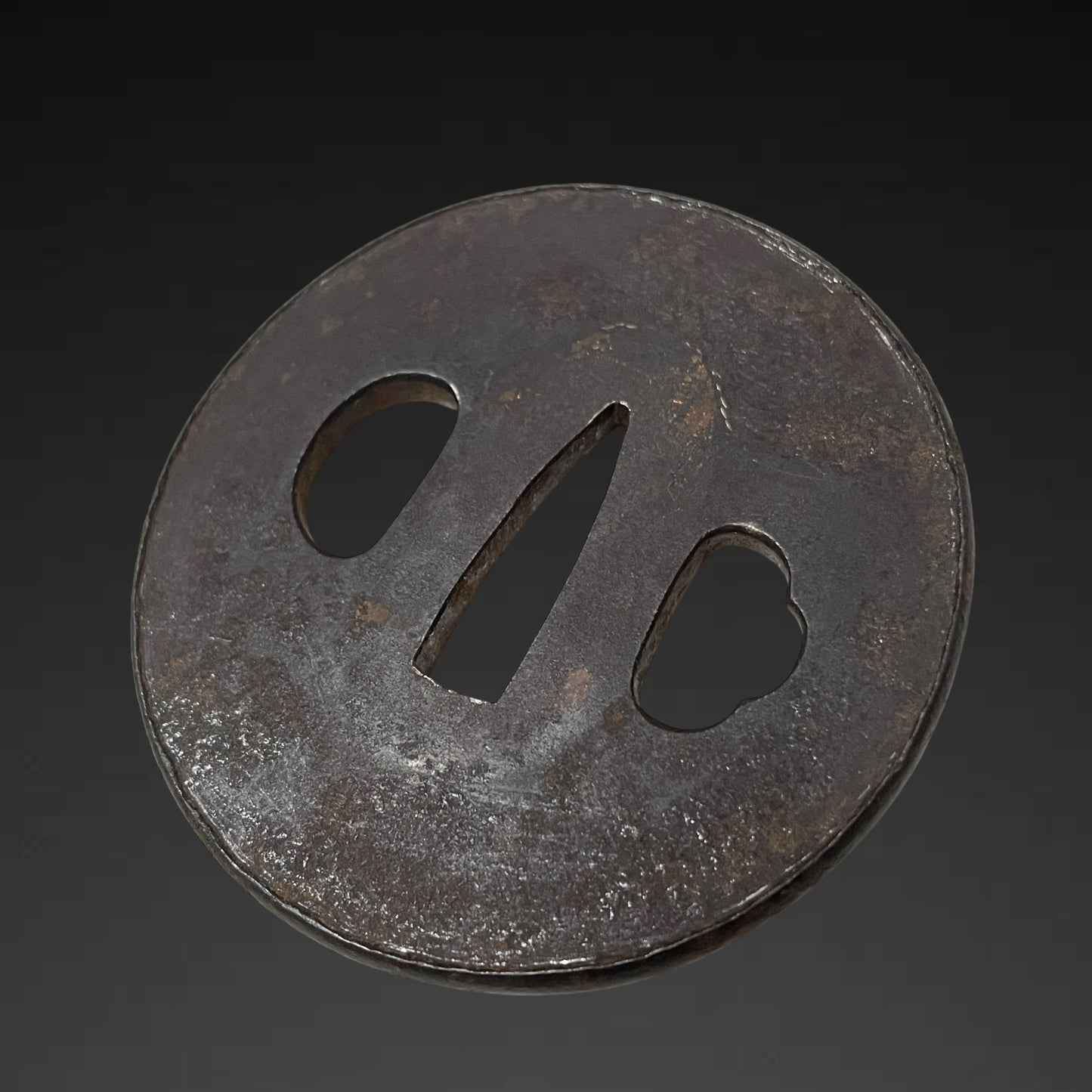 Sanbonsugi-Hamon 三本杉刃文 Wakizashi, Shichifukujin Fittings, Muromachi period mumei