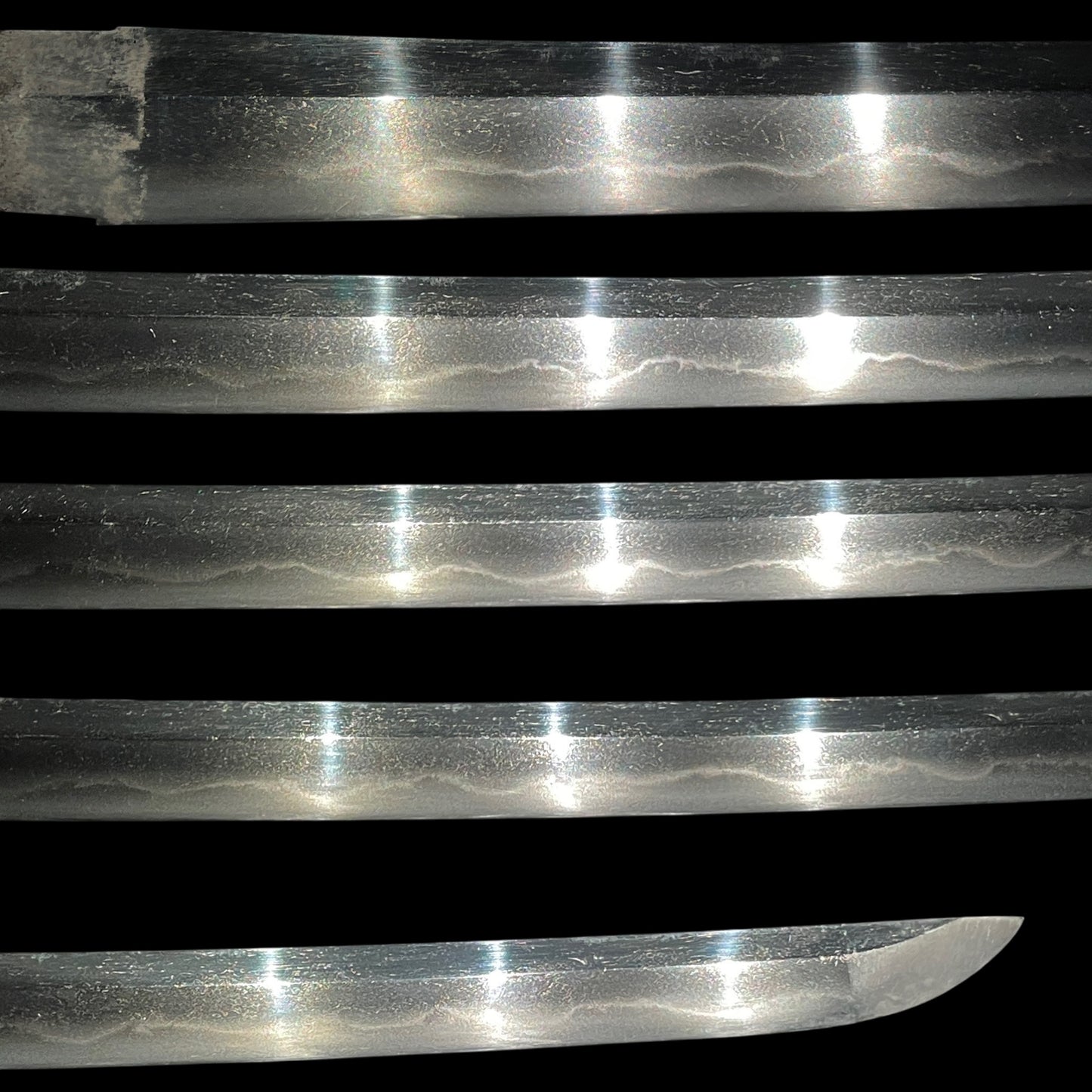 Long Wakizashi, Copper Tsuba, Shibuichi Fuchikashira, Edo period mumei