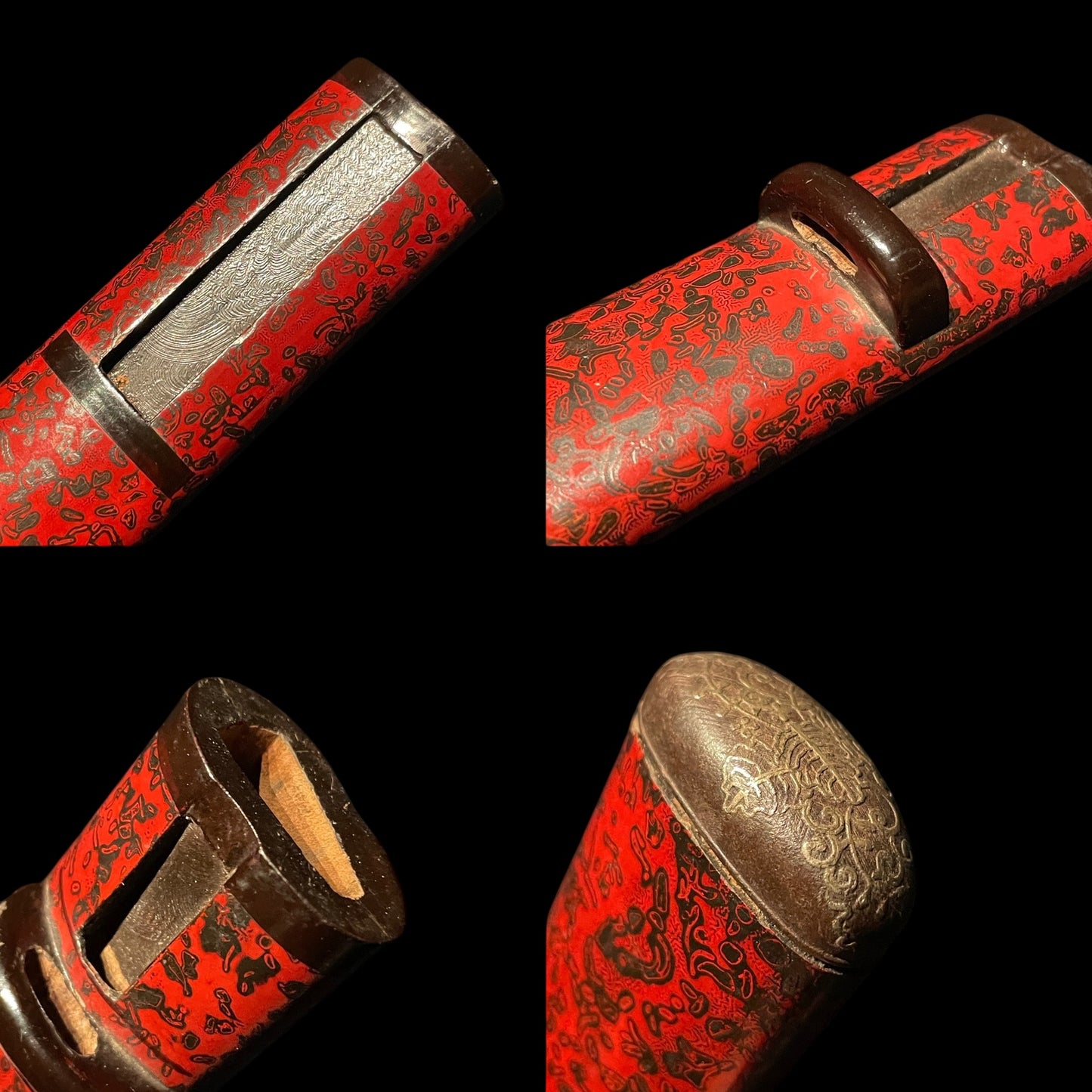 Red TANTO in Matsushiro Koshirae 松代拵, Edo period