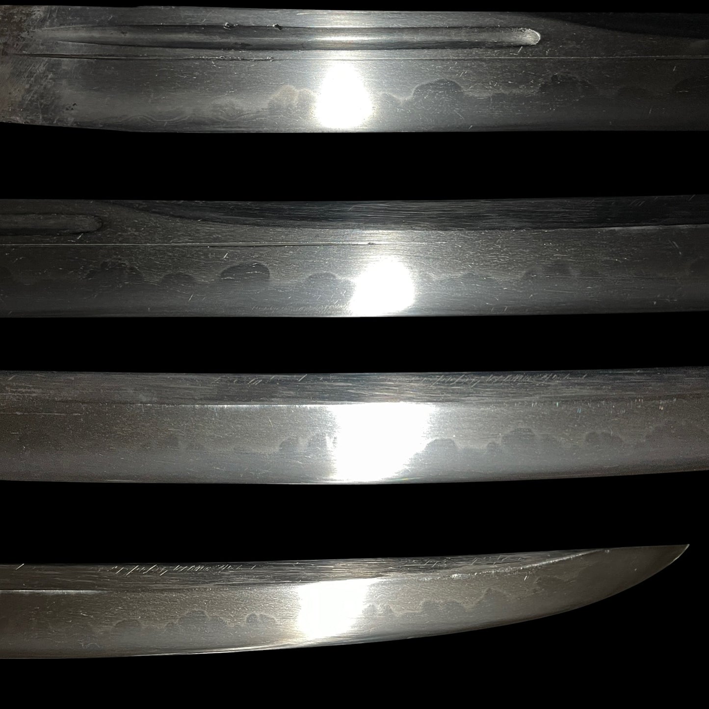 Naginatanaoshi-Zukuri 薙刀直造 Wakizashi, Flower Fittings, Muromachi period mumei