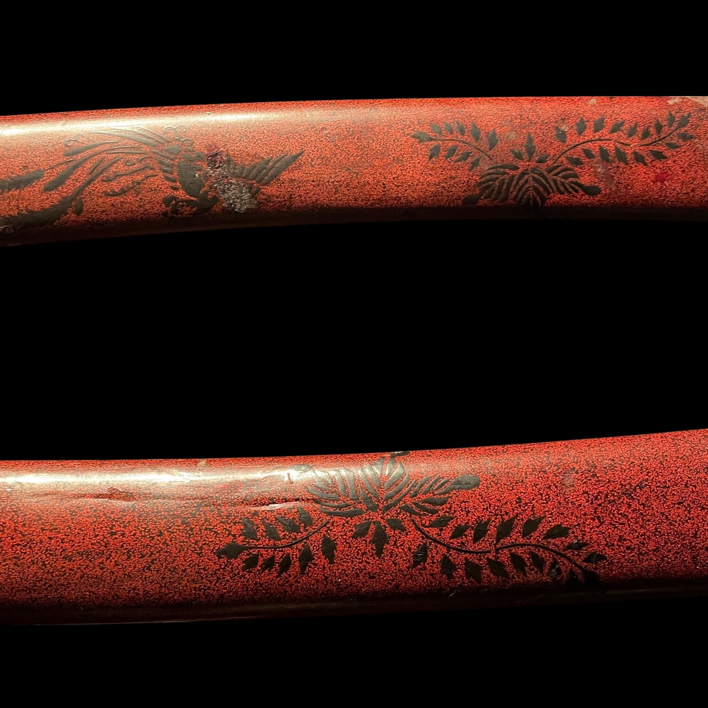 Red Tanto, Kage Makie Saya 陰蒔絵鞘, Edo period mumei