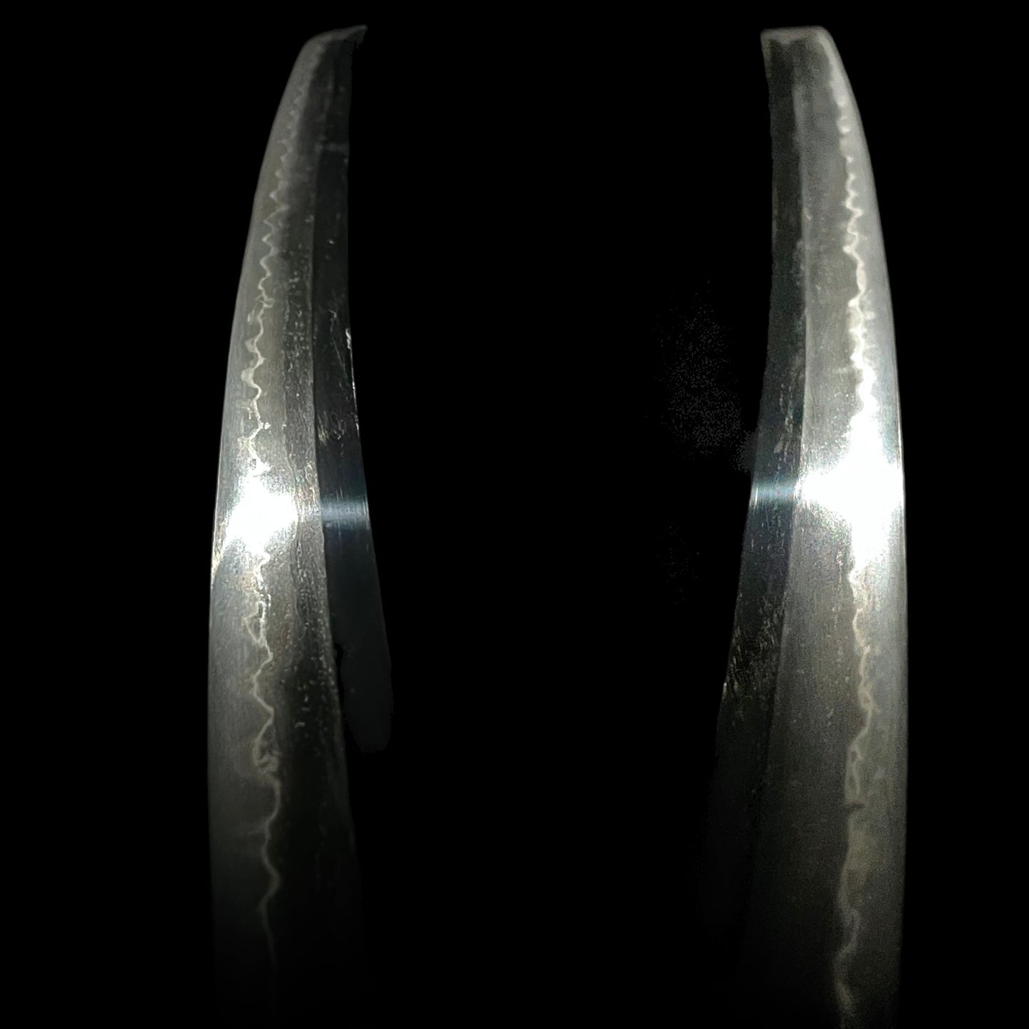 Sukemune 助宗 signed Long Wakizashi, Shakudo Pine needles Fuchikashira, Edo period