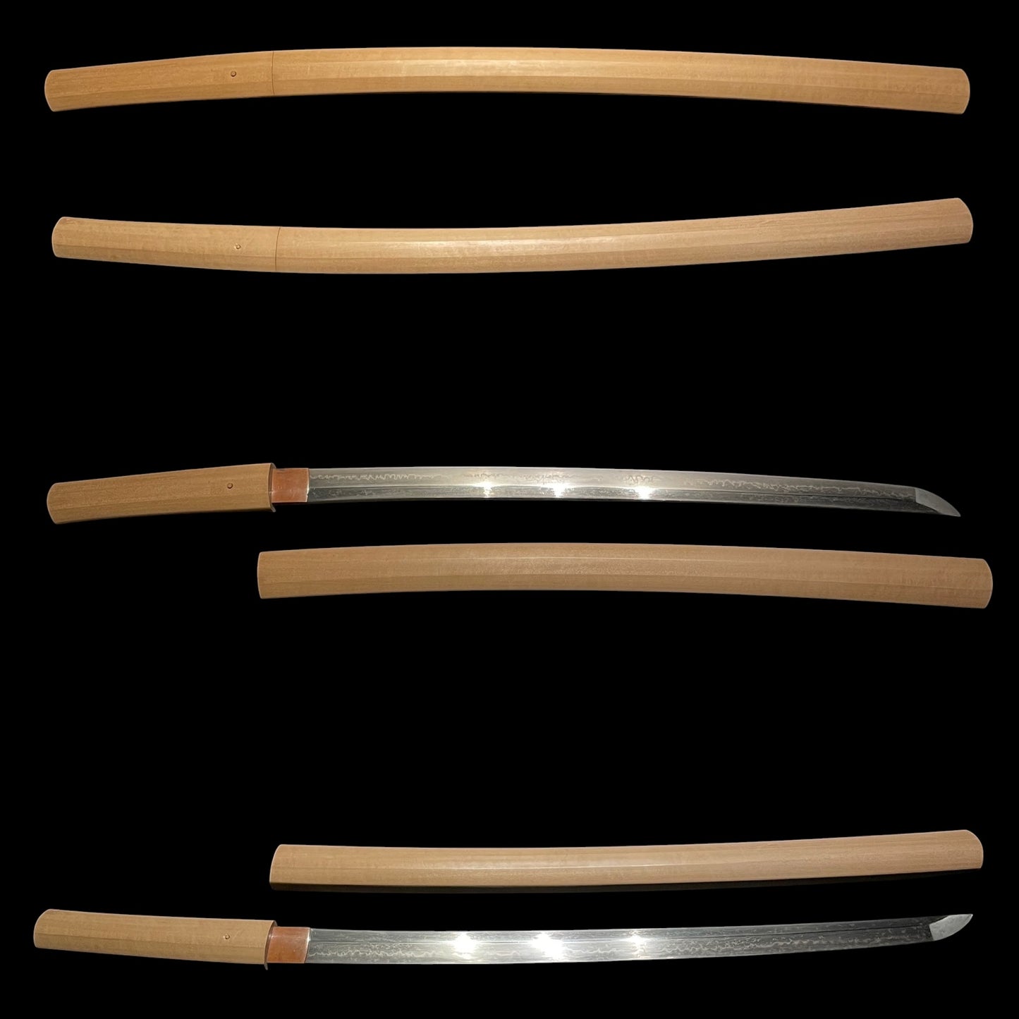 Hizenkokuju Tadayoshi 肥前国住忠吉 signed Long Wakizashi, Edo period