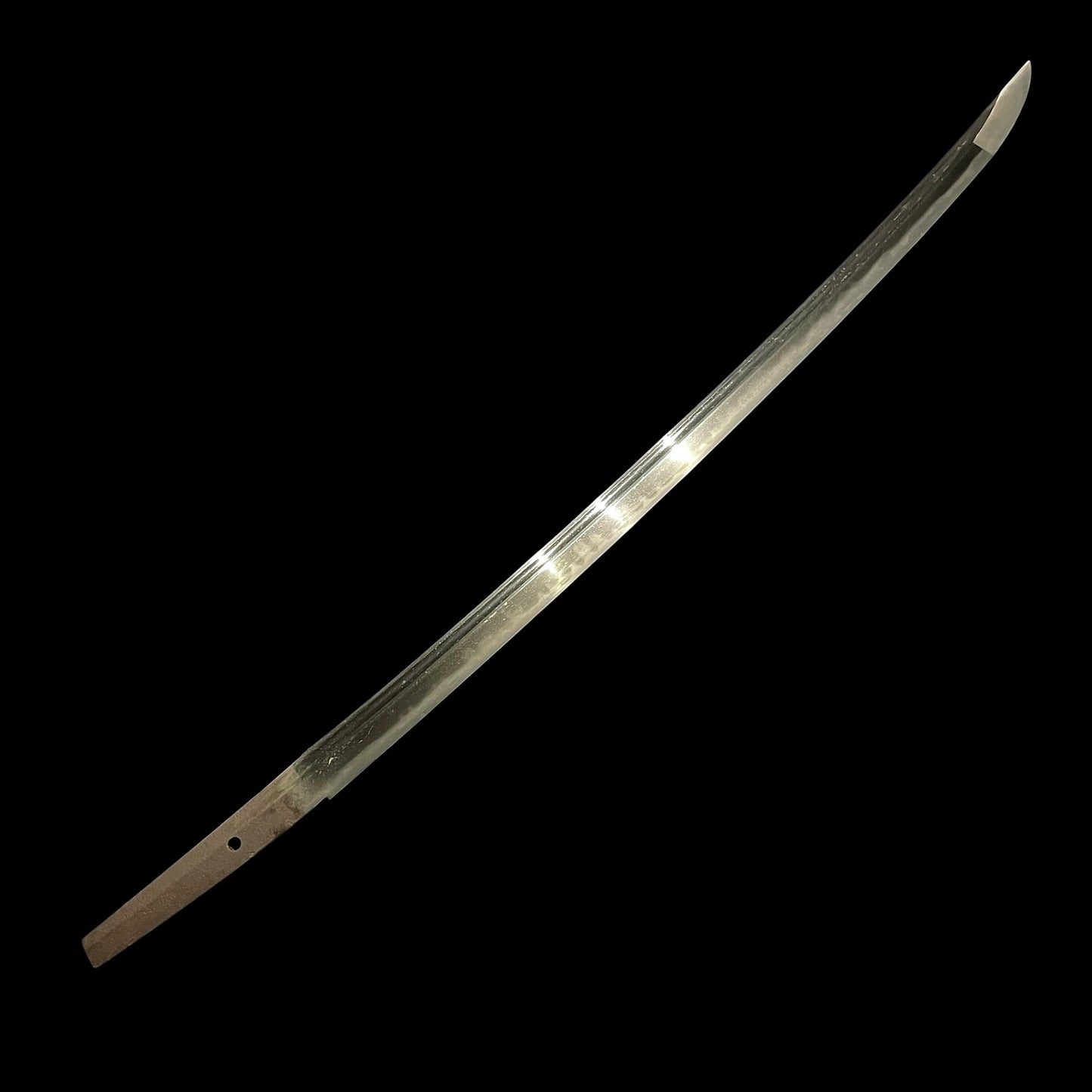 Ookissaki 大切先, Bicchunokami Tachibana Yasuhiro 備中守橘康廣 signed, Long Wakizashi, Edo period