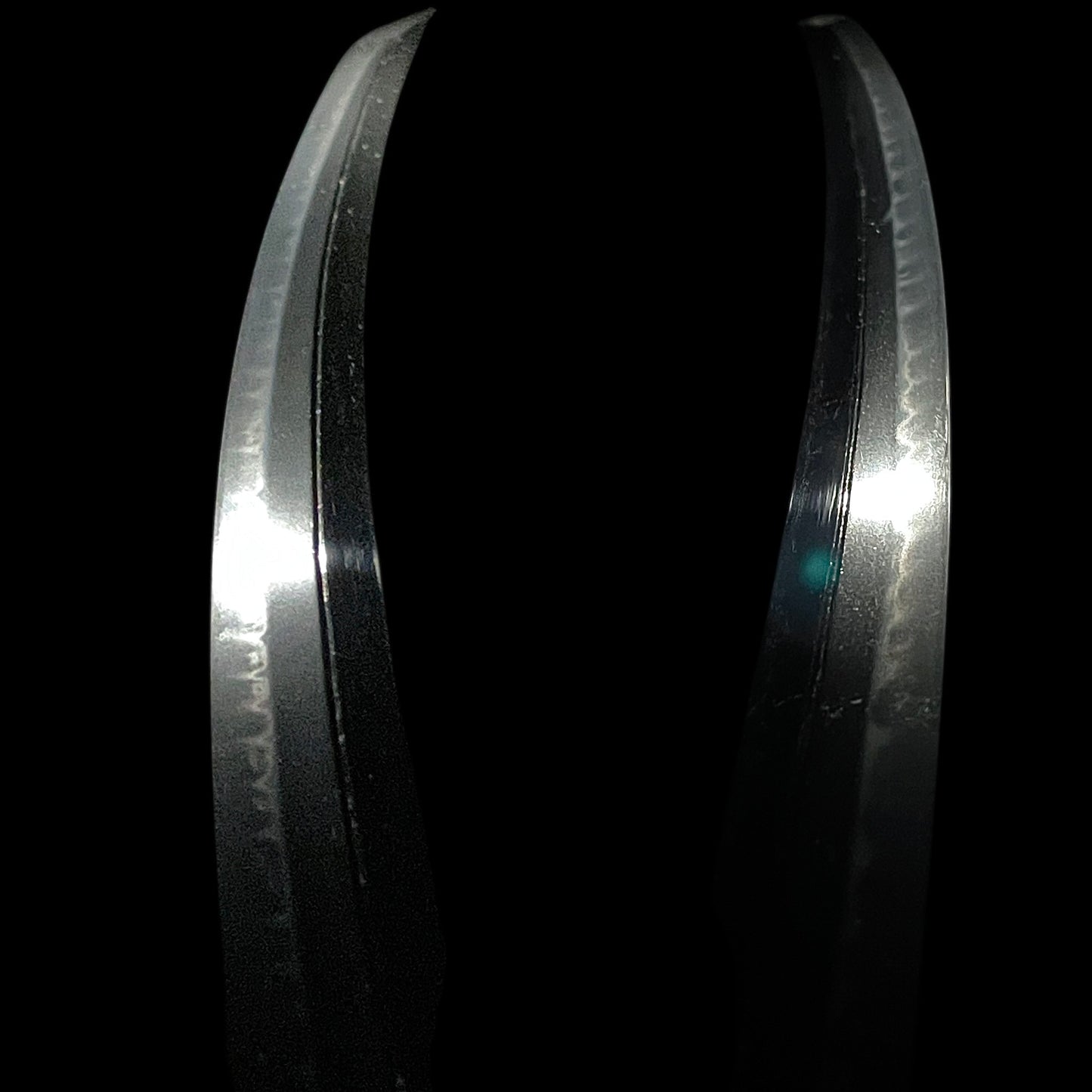 Long Wakizashi, Soebi 添樋, Waterfowl Tsuba, Wave Fuchikashira, Edo period mumei