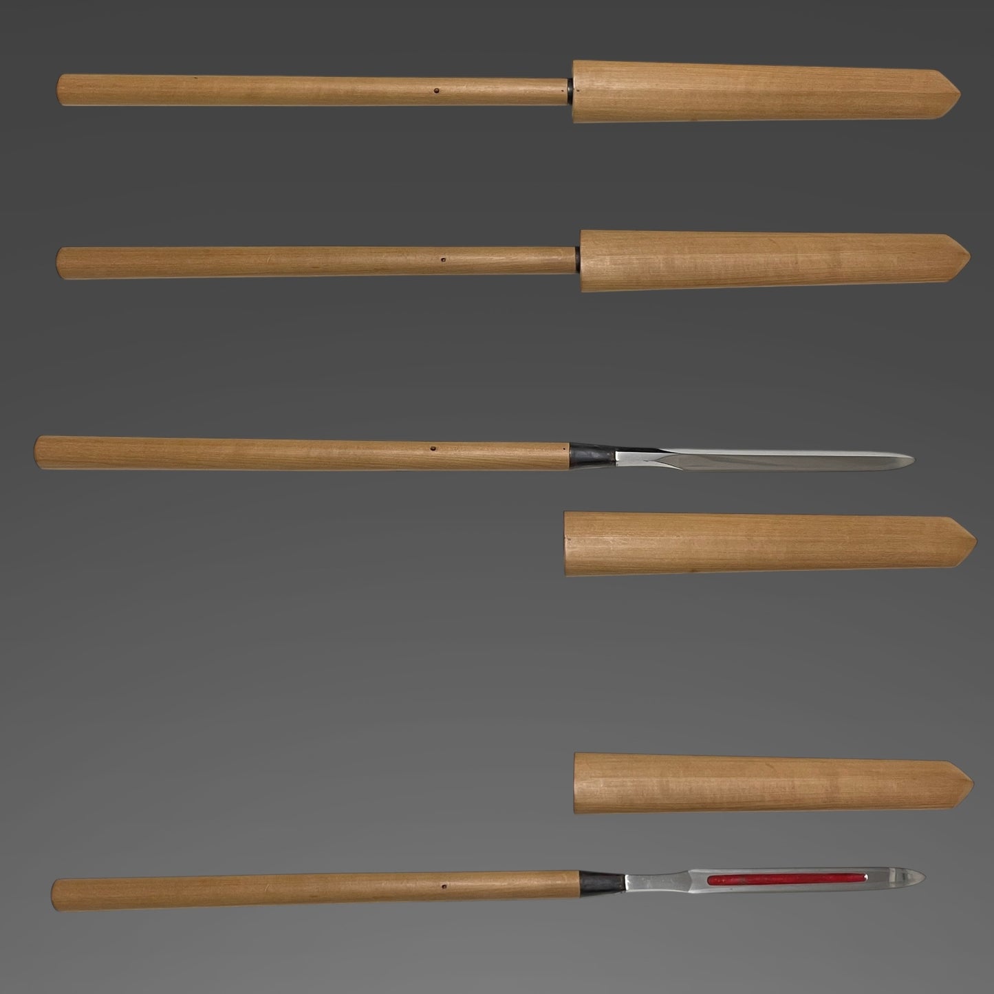 Tanbanokami Yoshimichi 丹波守吉道 signed YARI in Koshirae, Long shaft and Ishizuki, Early Edo