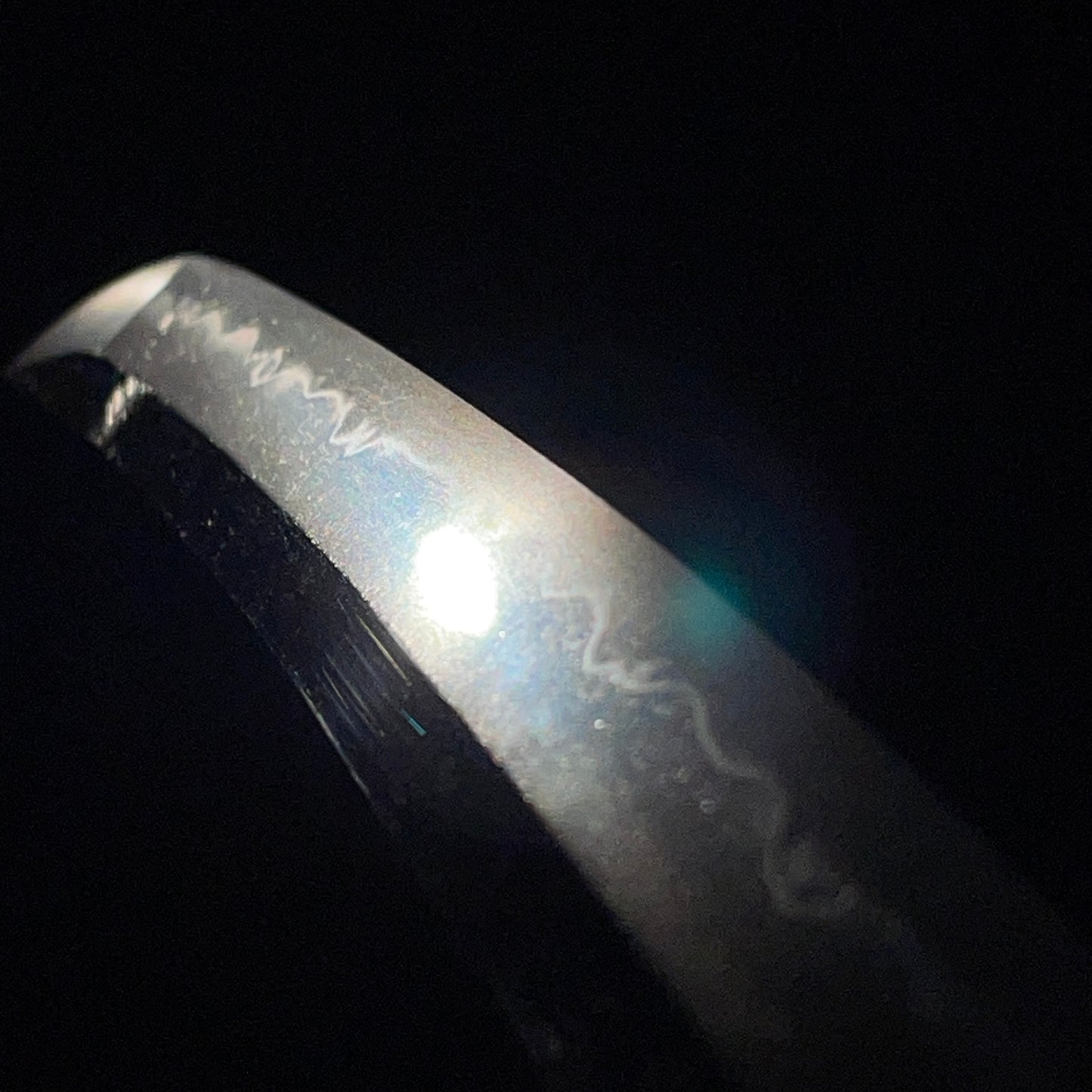 Large Kissaki Wakizashi, Shell Fuchikashira 貝縁頭, Edo period mumei