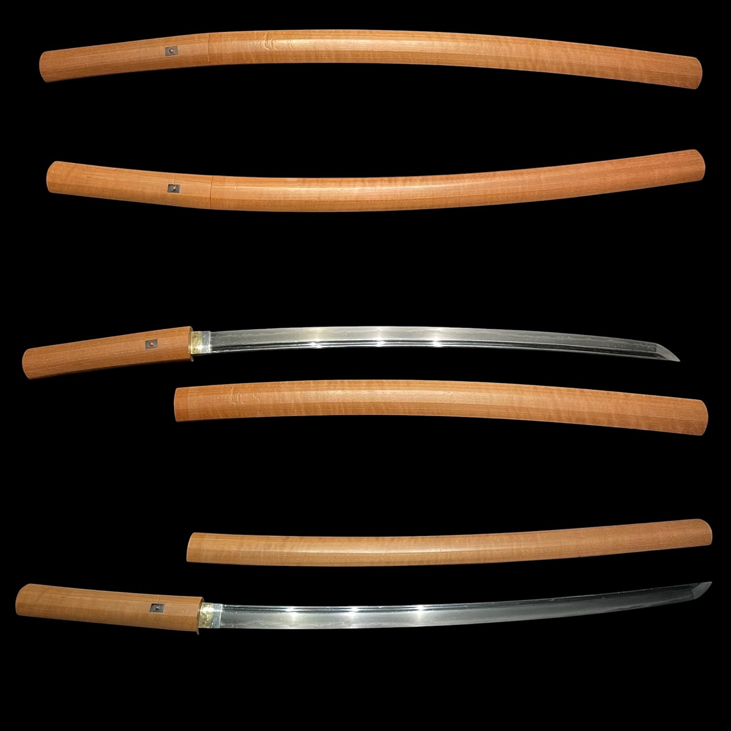 Bo-hi 棒樋 Long Wakizashi, Oosuriage-mumei 大磨上無銘, Early Muromachi period