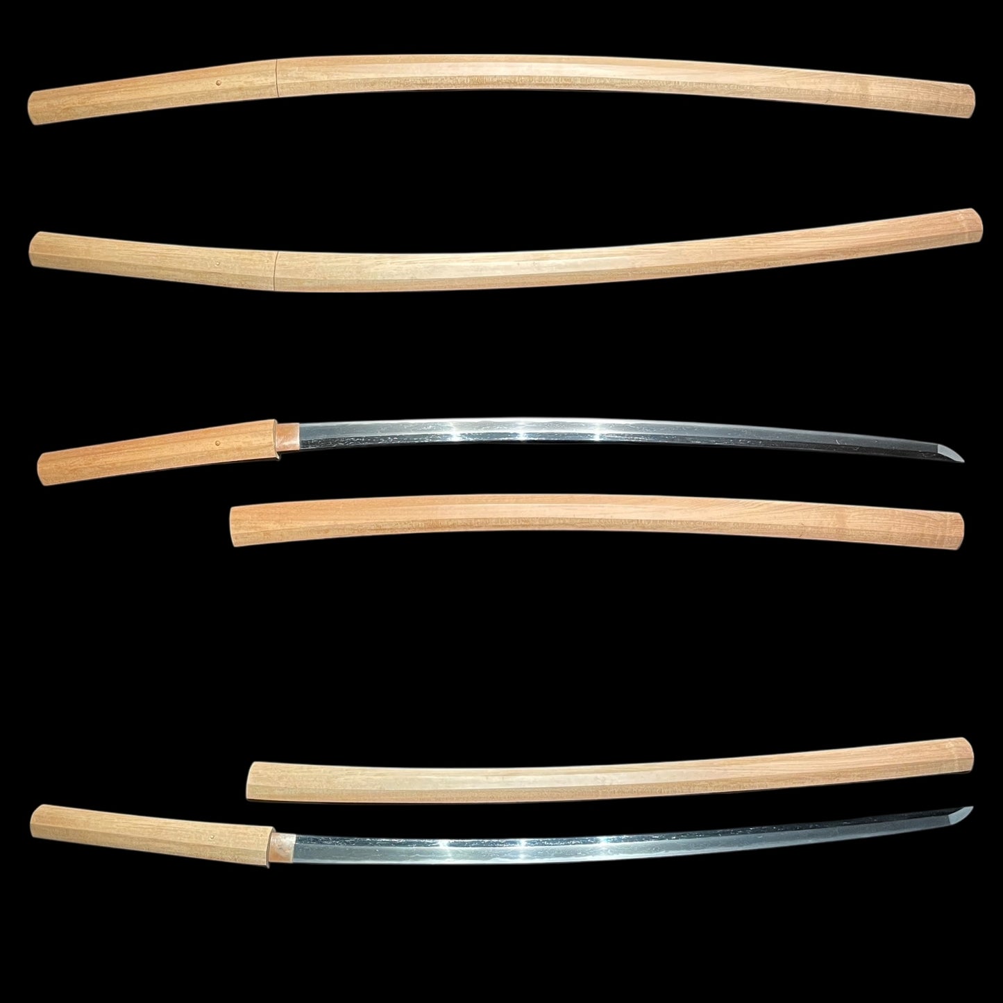 Long KATANA in Shirasaya, Muromachi period mumei