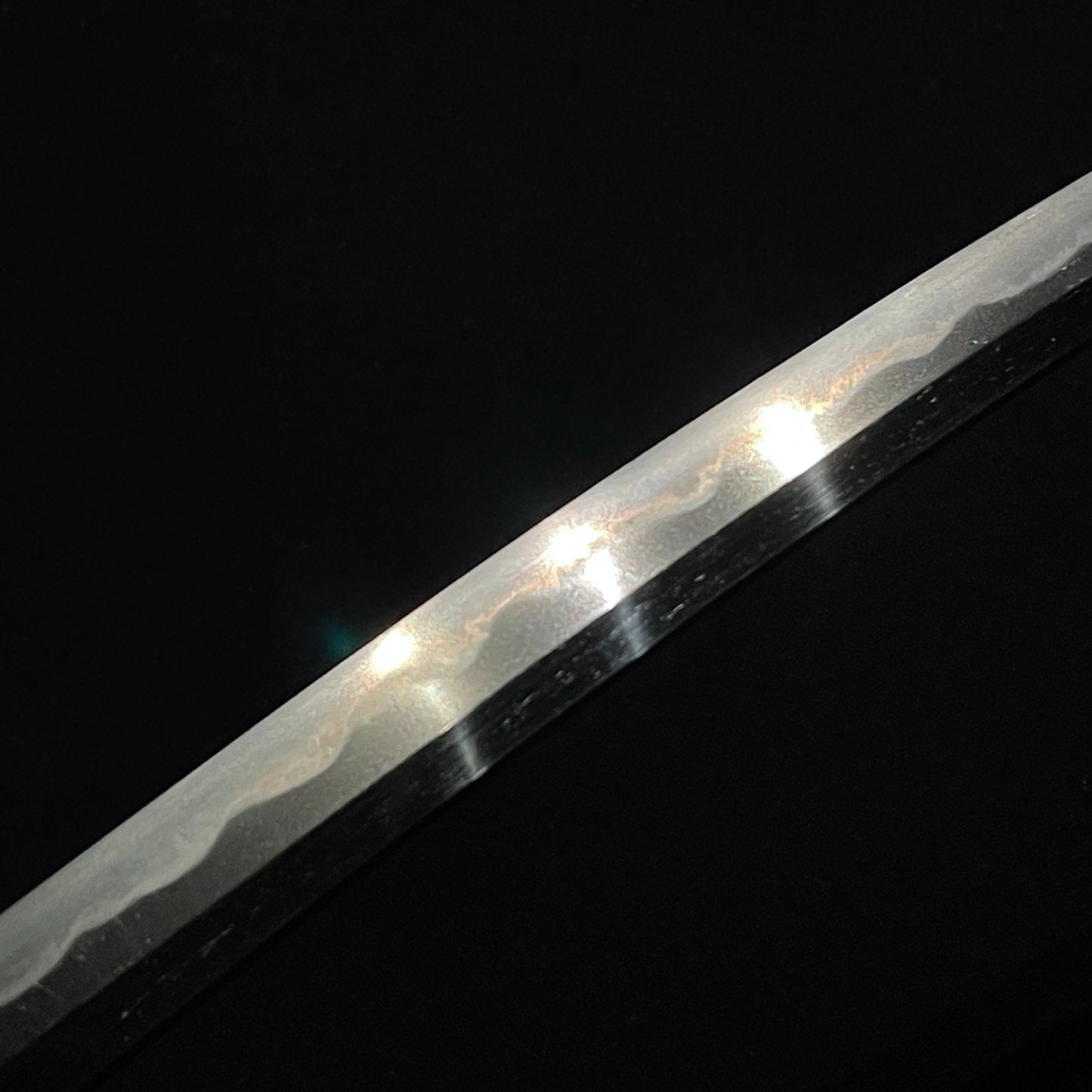 Astonishing Hamon Long Wakizashi, Edo period mumei