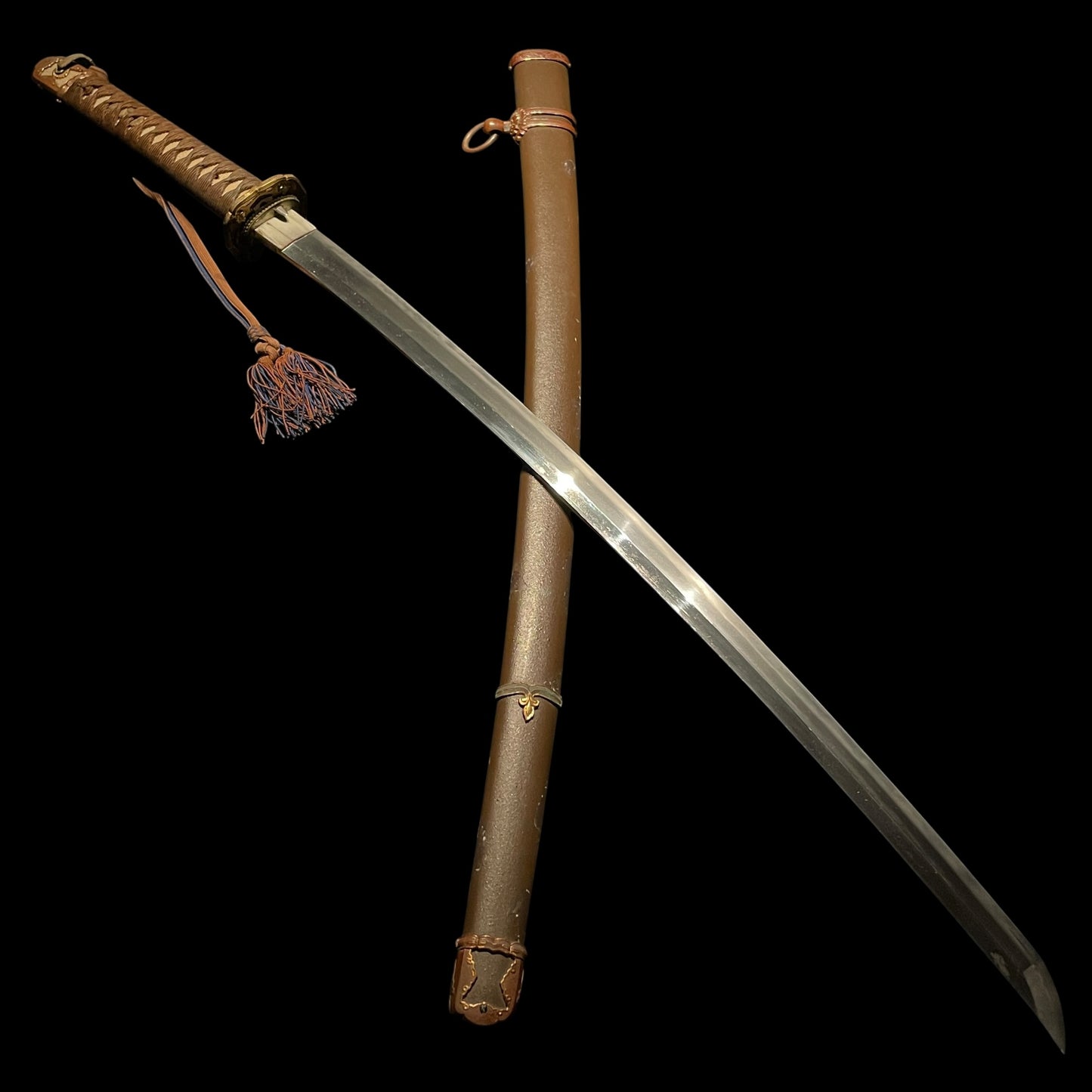 Type98 GUNTO 九八式軍刀 with Tassel, Numbering Seppa, WW2 Original Japanese Army Sword