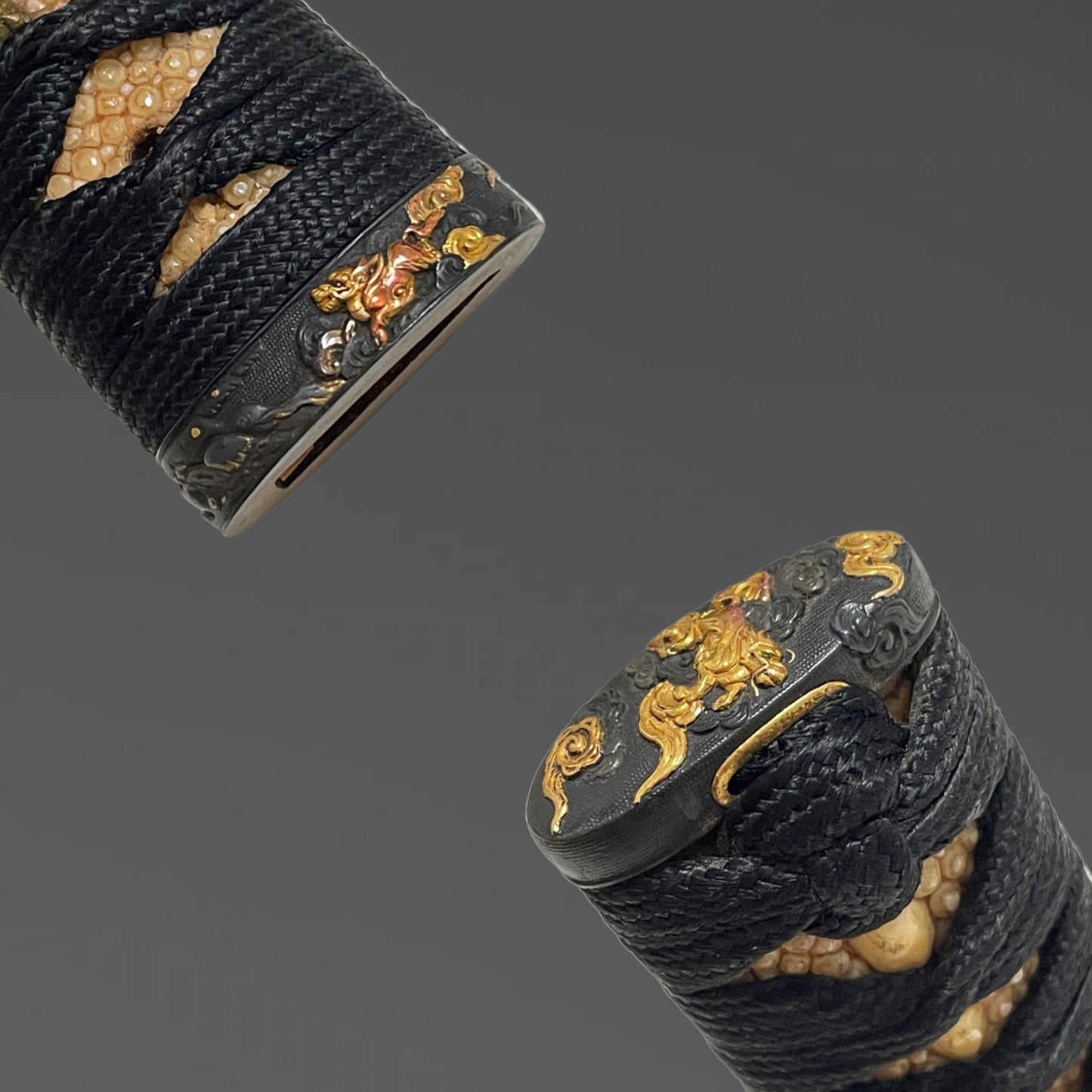 Nagamaki Naoshi Style Wakizashi, Signed Shibuichi Tsuba, Muromachi period mumei