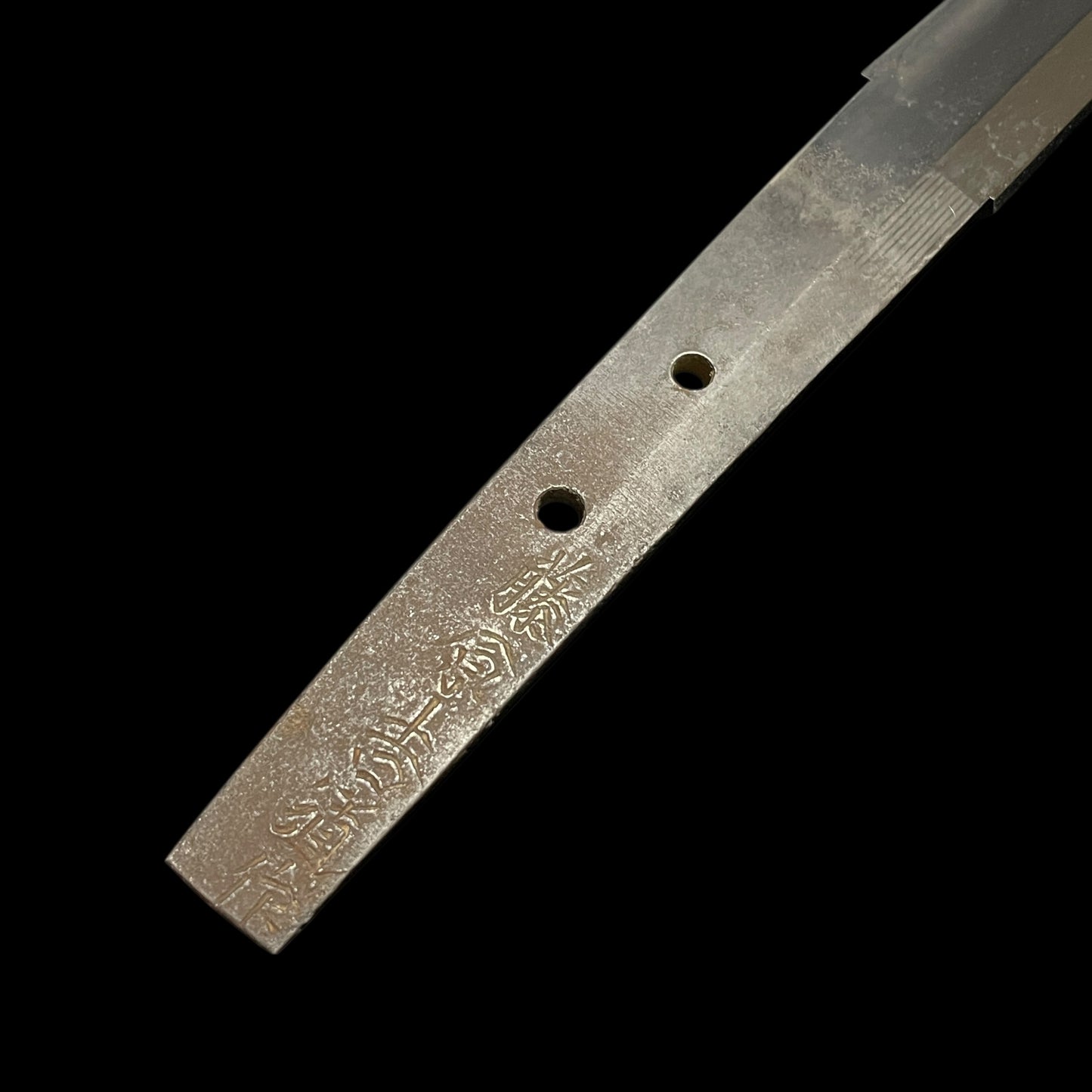 Amazing Hamon, Fujiwara Yoshimichi 藤原吉道 signed Long WAKIZASHI, Edo period