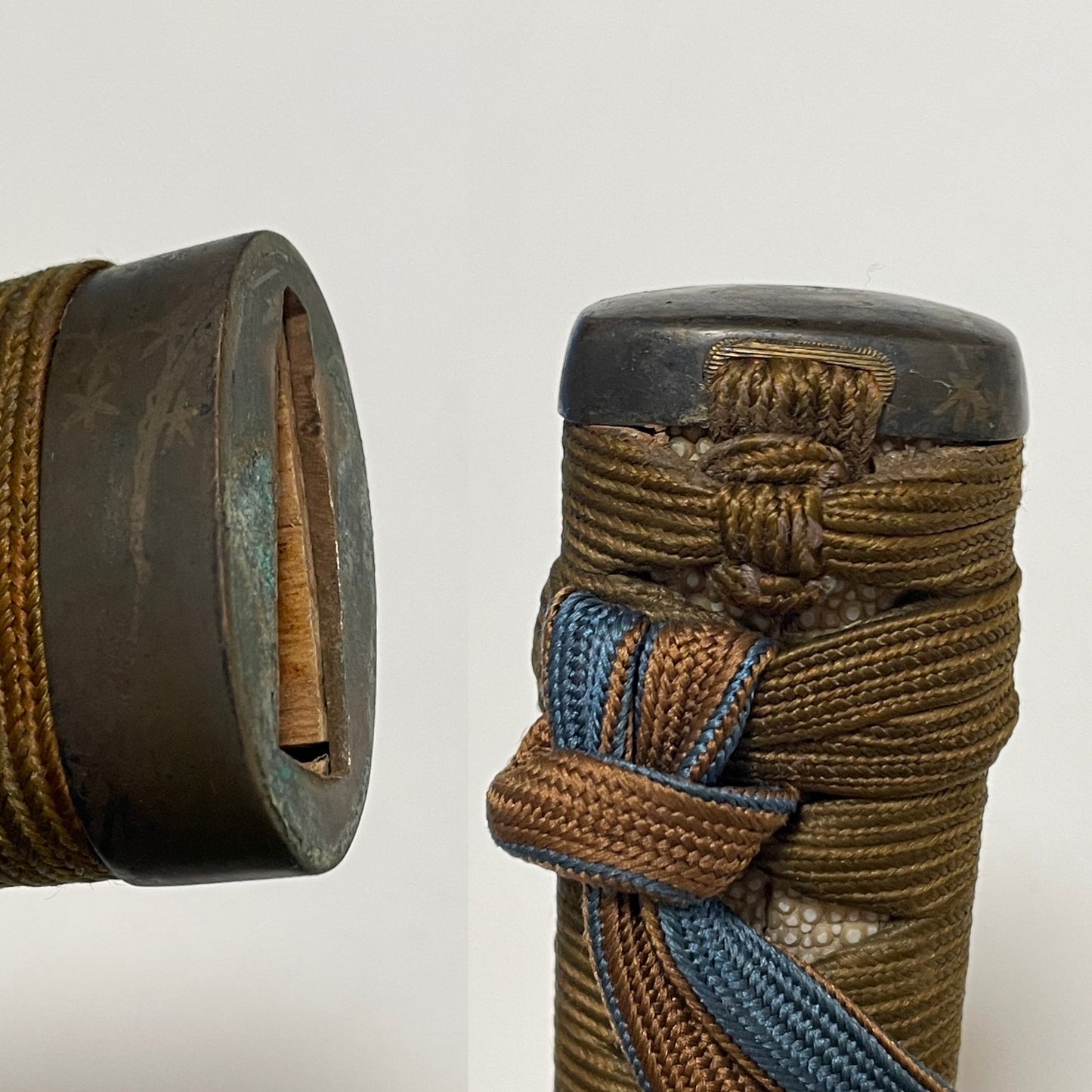 Ryakushiki-GUNTO 略式軍刀 with Tassel, Mantis Menuki, WW2 Japanese Army Sword