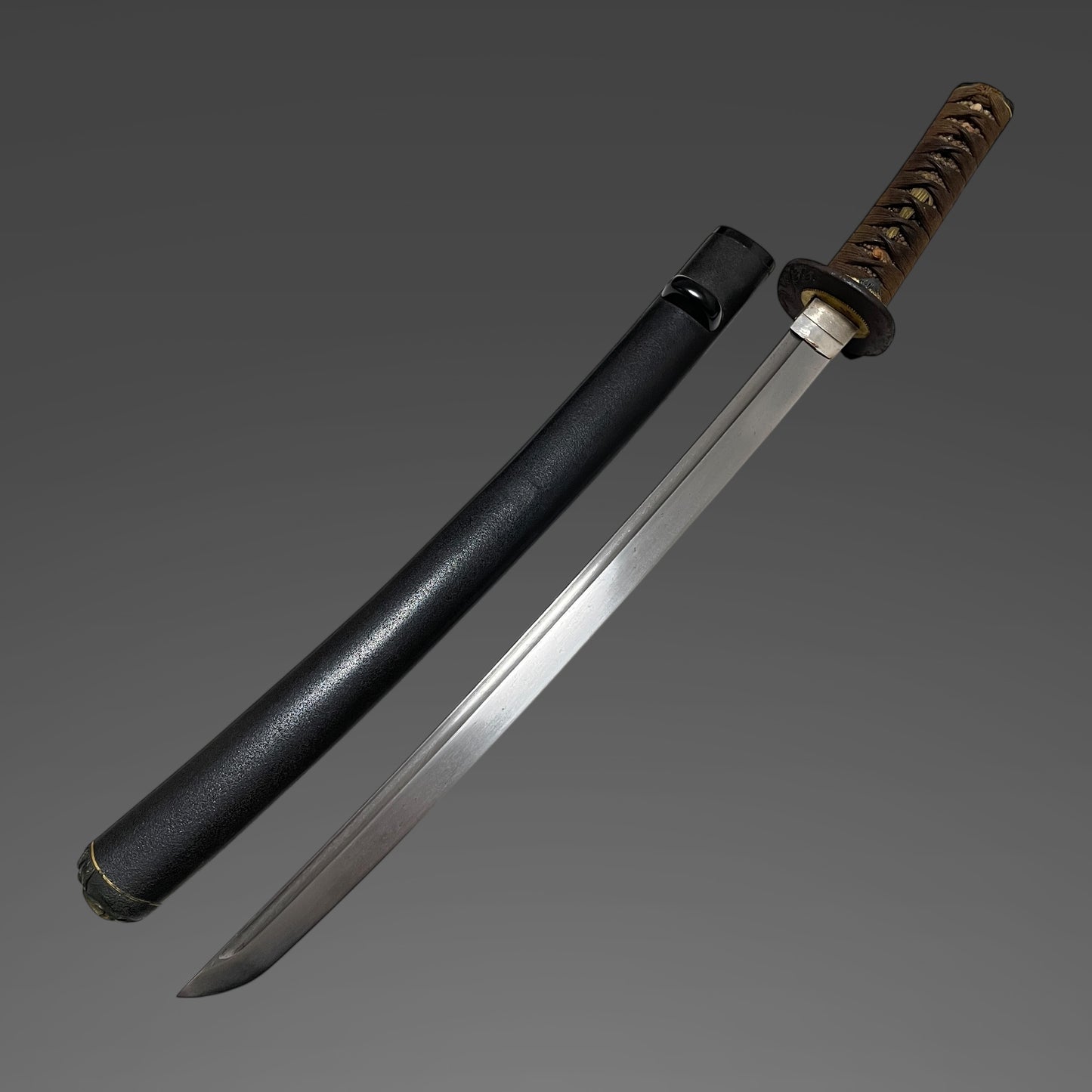 Mt.Fuji 富士山 Fittings Short WAKIZASHI, Edo period mumei