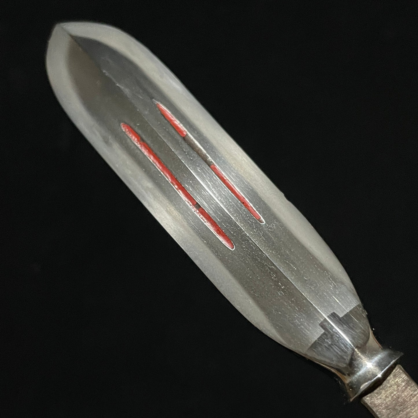 Ginnanho-Yari 銀杏穂槍, Monju Kaneshige 文珠包重作 signed, Edo period