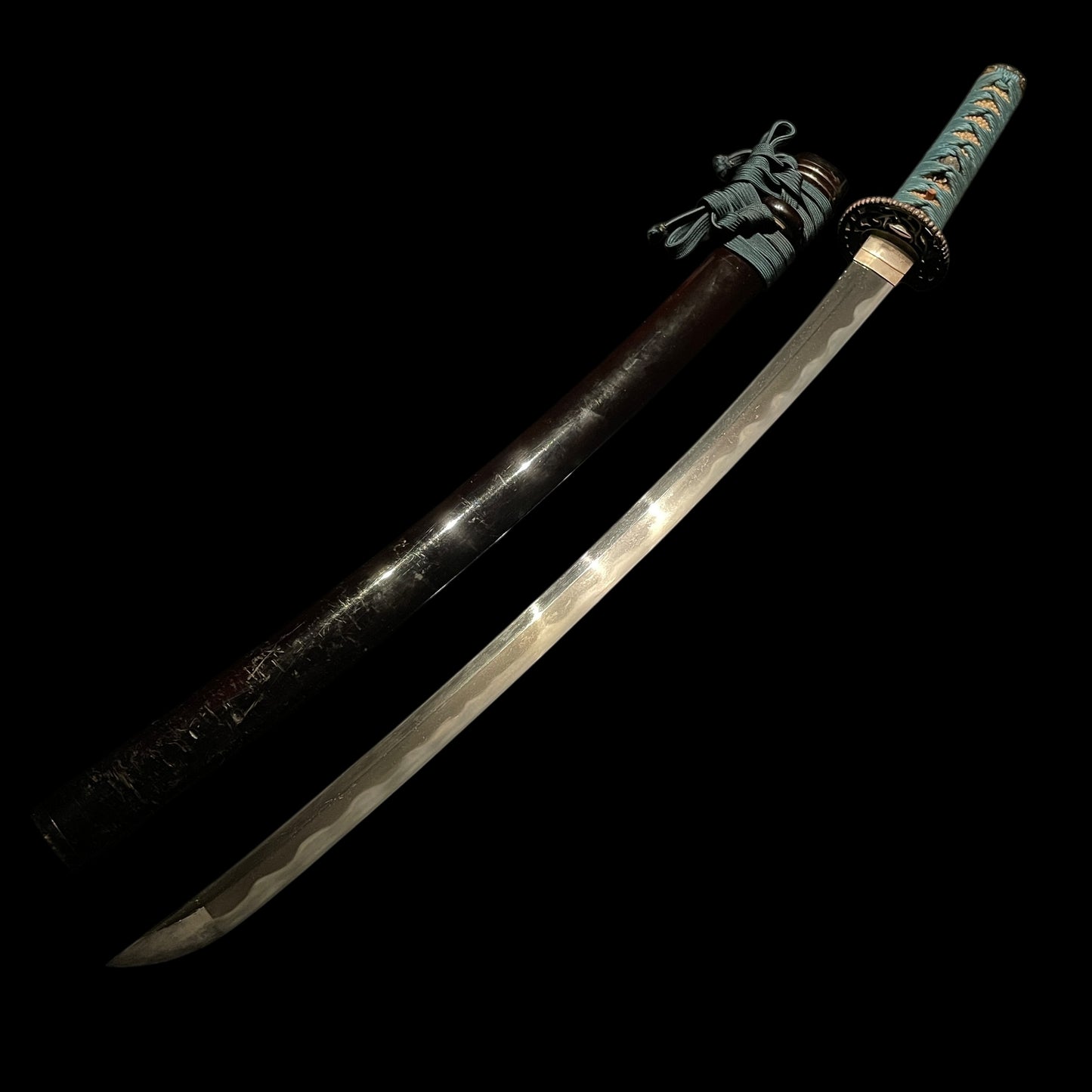 Wakasanokami Ujifusa 若狭守氏房 signed Long WAKIZASHI, with KOZUKA, Muromachi period