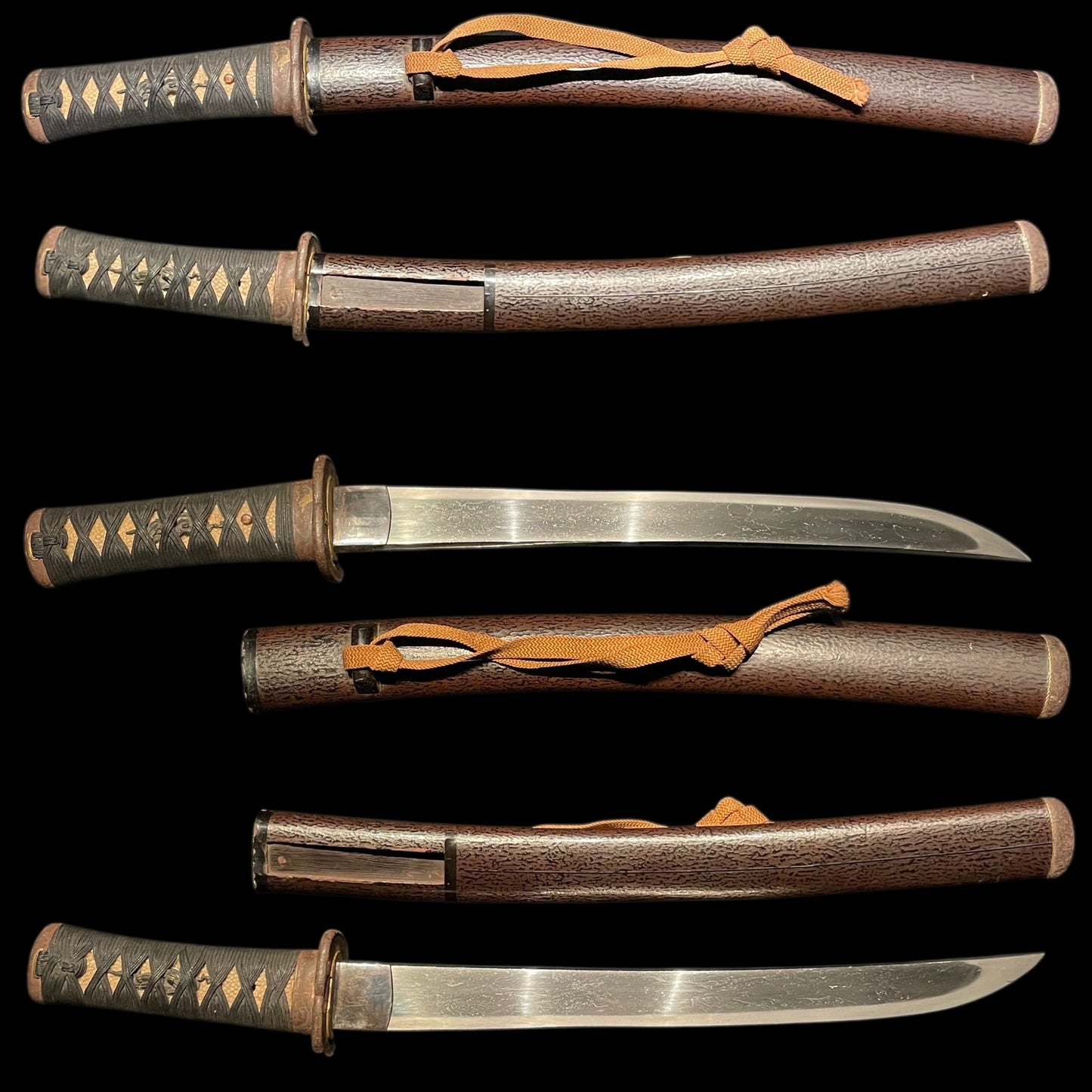 Hirazukuri Tanto with Shirasaya, Doragon Menuki, Edo period mumei