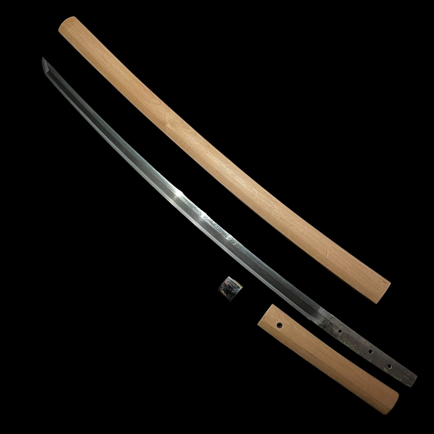 Suguha　直刃 KATANA in Shirasaya, Oosuriage-Mumei, Muromachi period