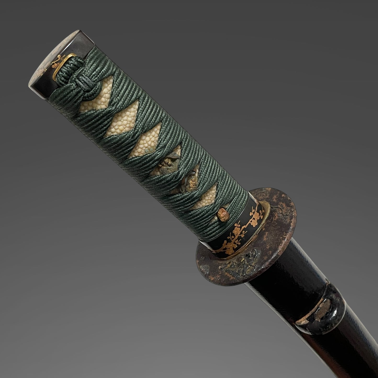 Naginata-Naoshi Zukuri 薙刀直造 Wakizashi, Miharaju Masaie 三原住正家 signed, Edo period