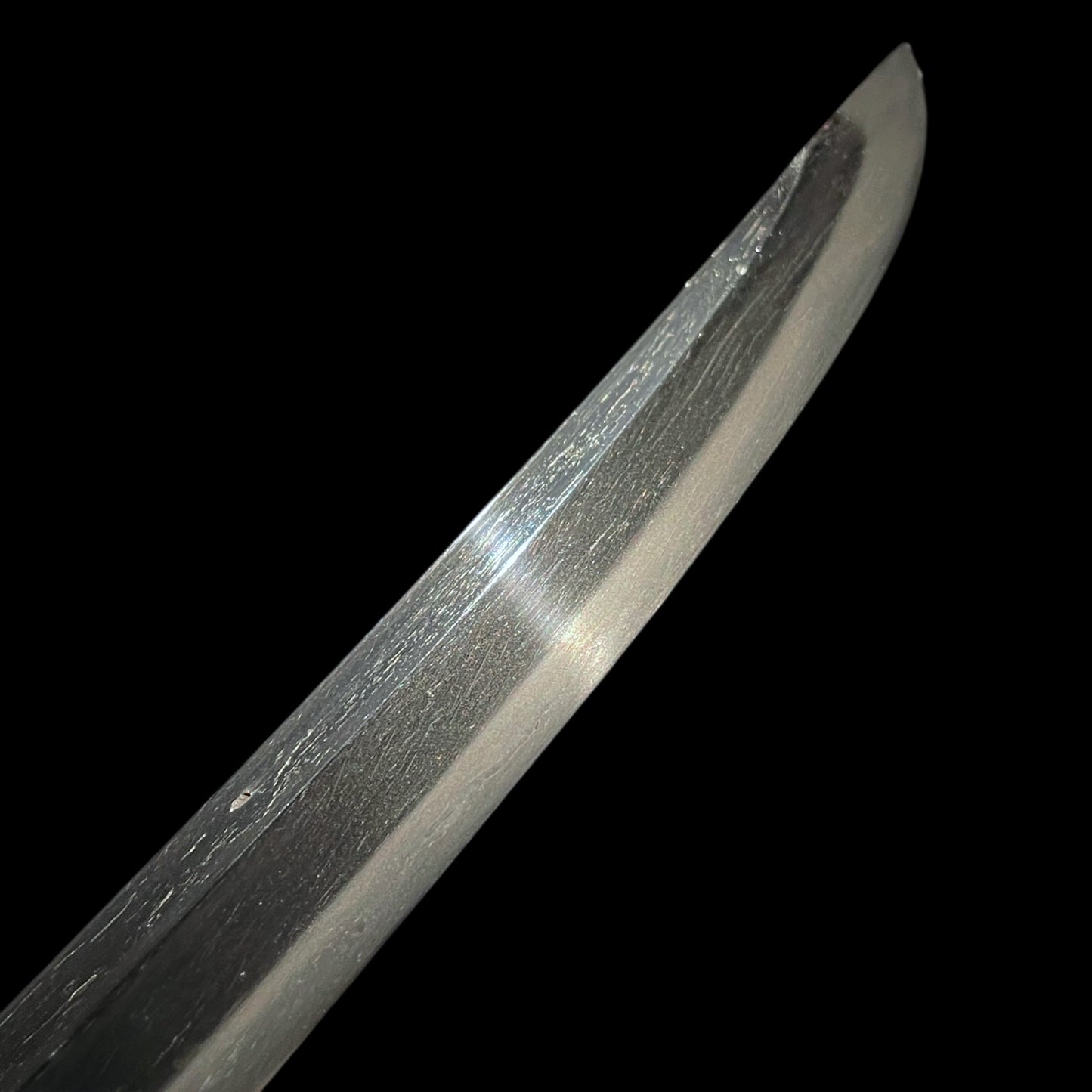 Rare style Unokubi-Zuukri 鵜首造 WAKIZASHI, Masame-Hada 柾目肌, Edo period mumei