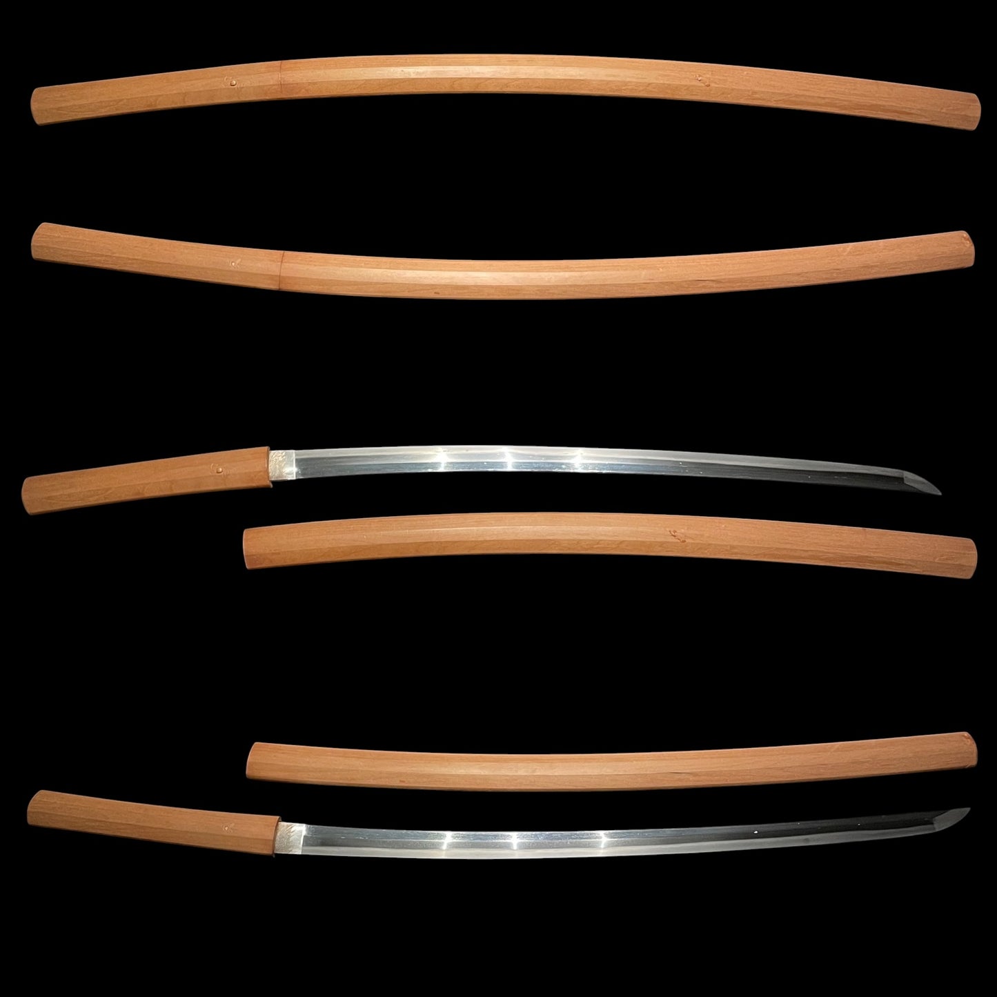 Bakumatsu era KATANA in Shirasaya, Sturdy Blade, Late Edo period mumei