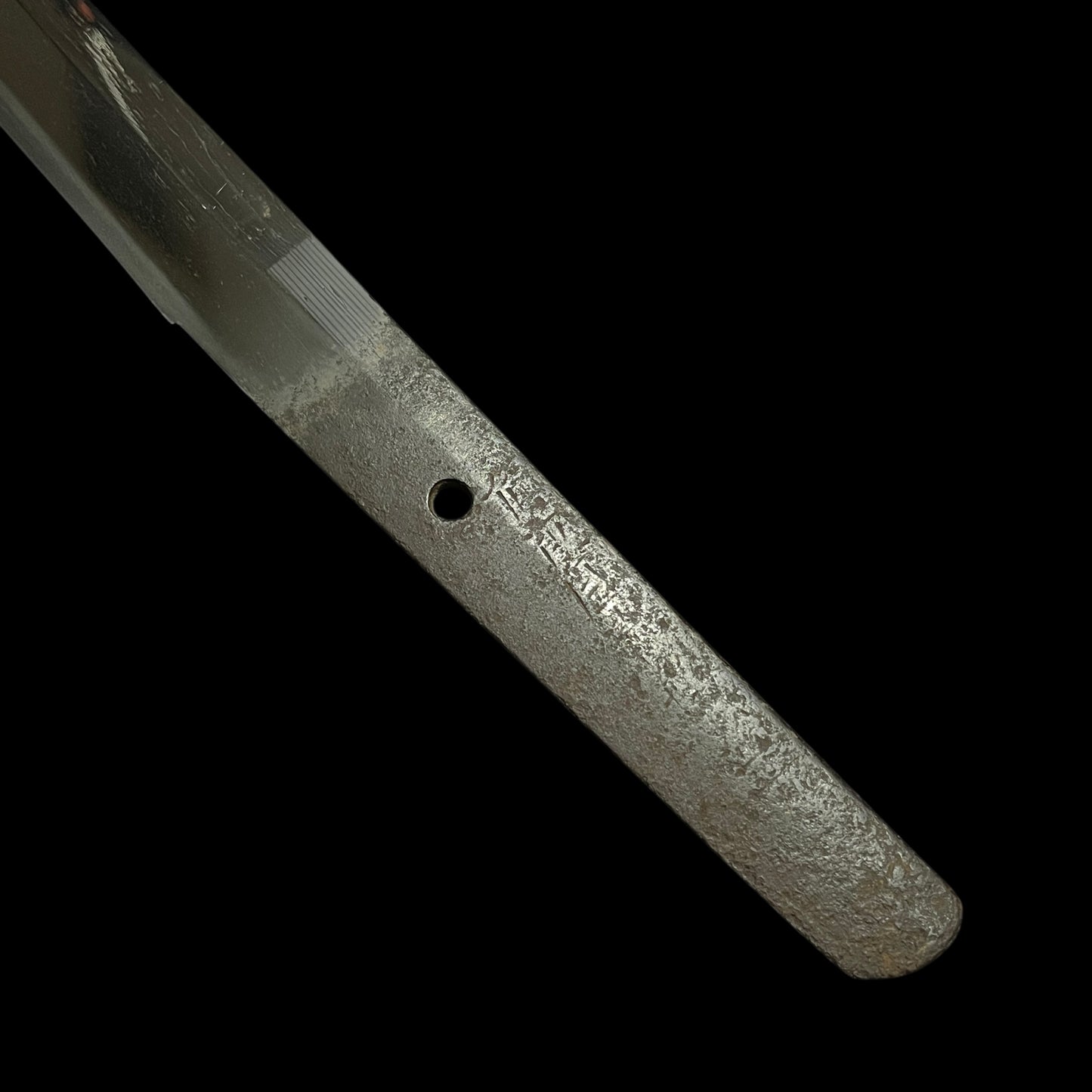 Bizenkoku 備前国 signed Long WAKIZASHI, Suguha 直刃 blade, Edo period