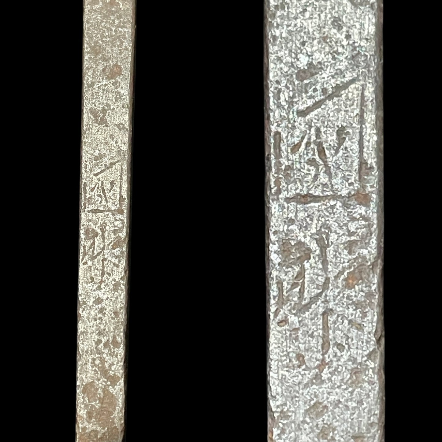 Kunisuke 国助 signed Hirasankaku-Yari 平三角槍, Sword Style Shirasaya, Edo period