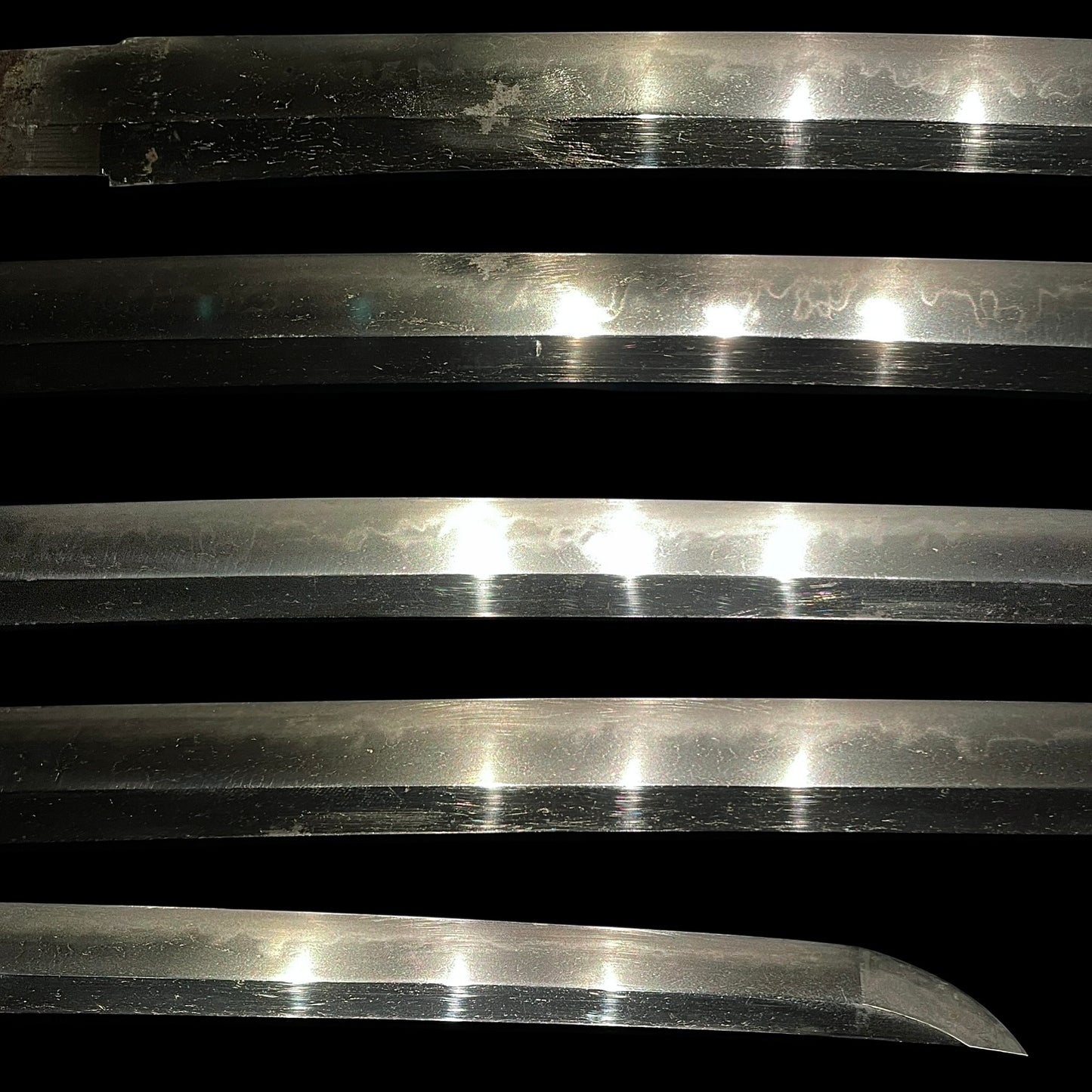 Amazing Hamon KATANA, Oohara Sanemori 大原真守 signed, Late Edo period
