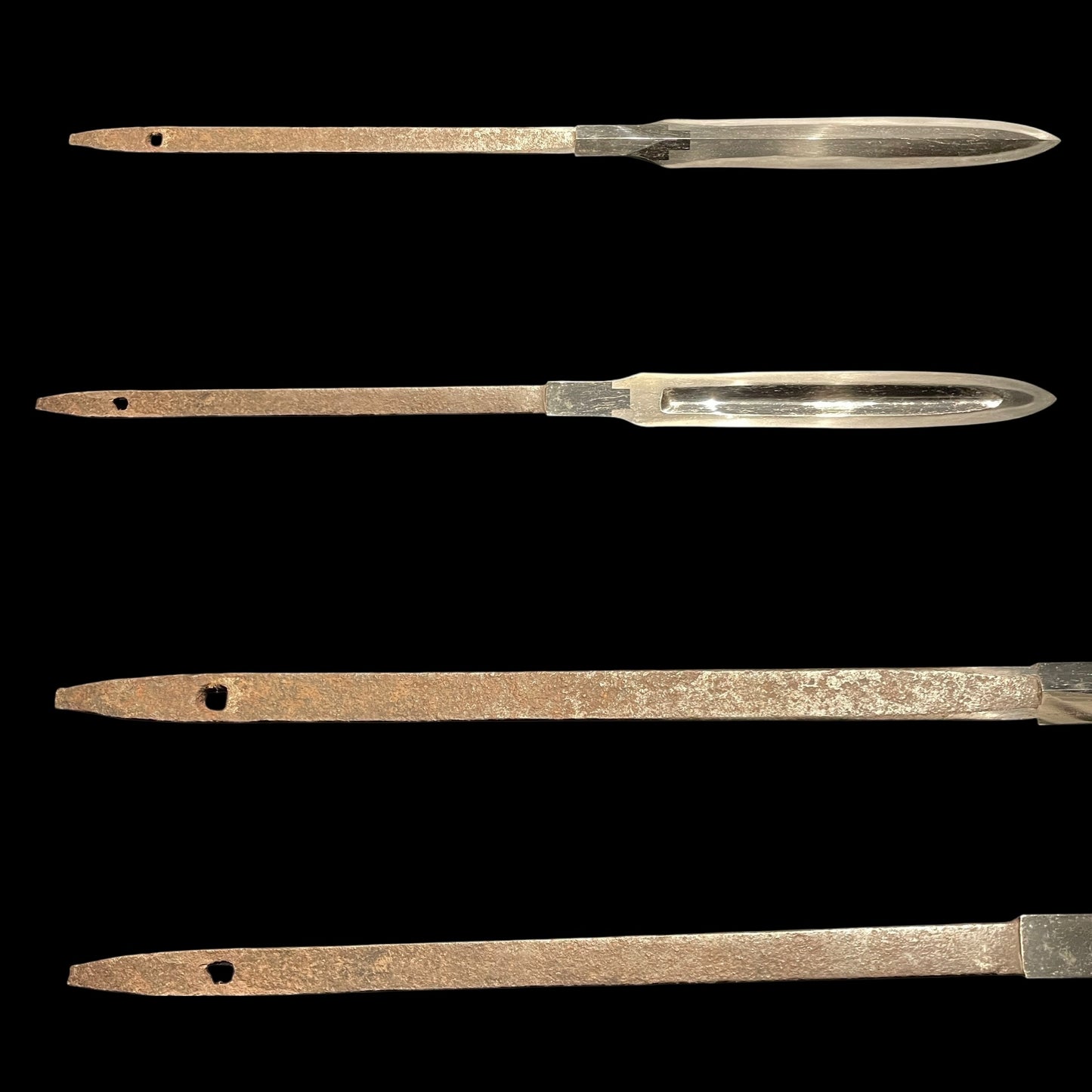 KOTO Hirasankaku-Yari 平三角槍 in Shirasaya, Long Kerakubi, Muromachi period mumei