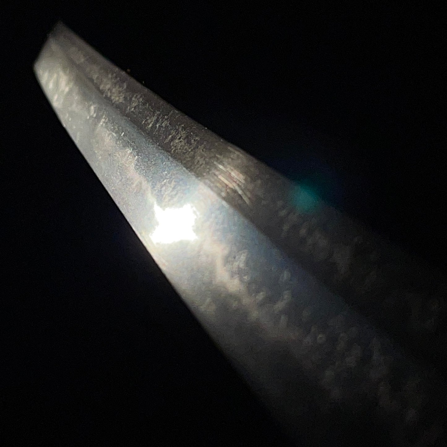 Sendankizami-Saya 千段刻鞘 Long Wakizashi, Ninja Style Straight blade, Edo period mumei