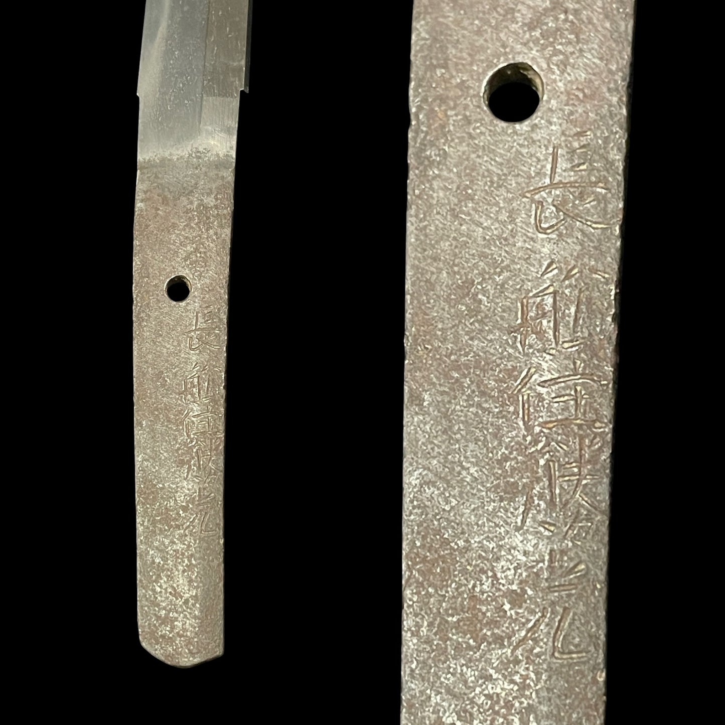 Shobuzukuri Wakizashi 菖蒲造脇差, Osafuneju Katsumitsu 長船住勝光 signed, Muromachi period