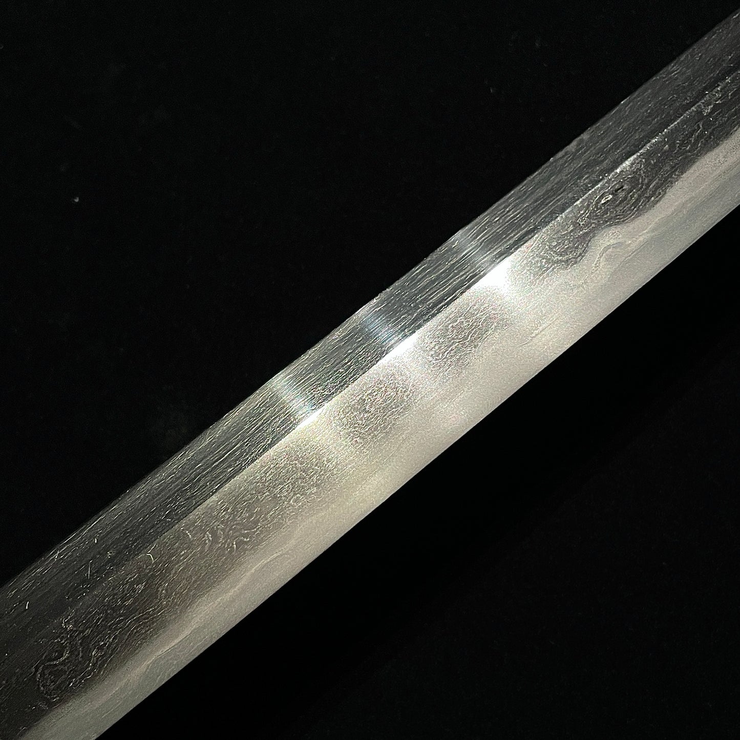 Amazing Hamon, Straight Ninja Style Wakizashi, Shinobigatana 忍刀, Edo period mumei