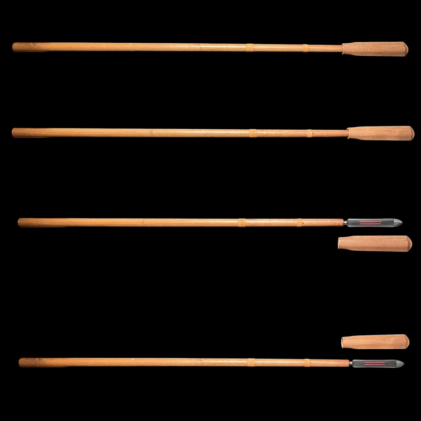 Ryoshinogi-Yari 両鎬槍, Iwaminokami Fujiwara Masanao 石見守藤原正直 signed, Early Edo period