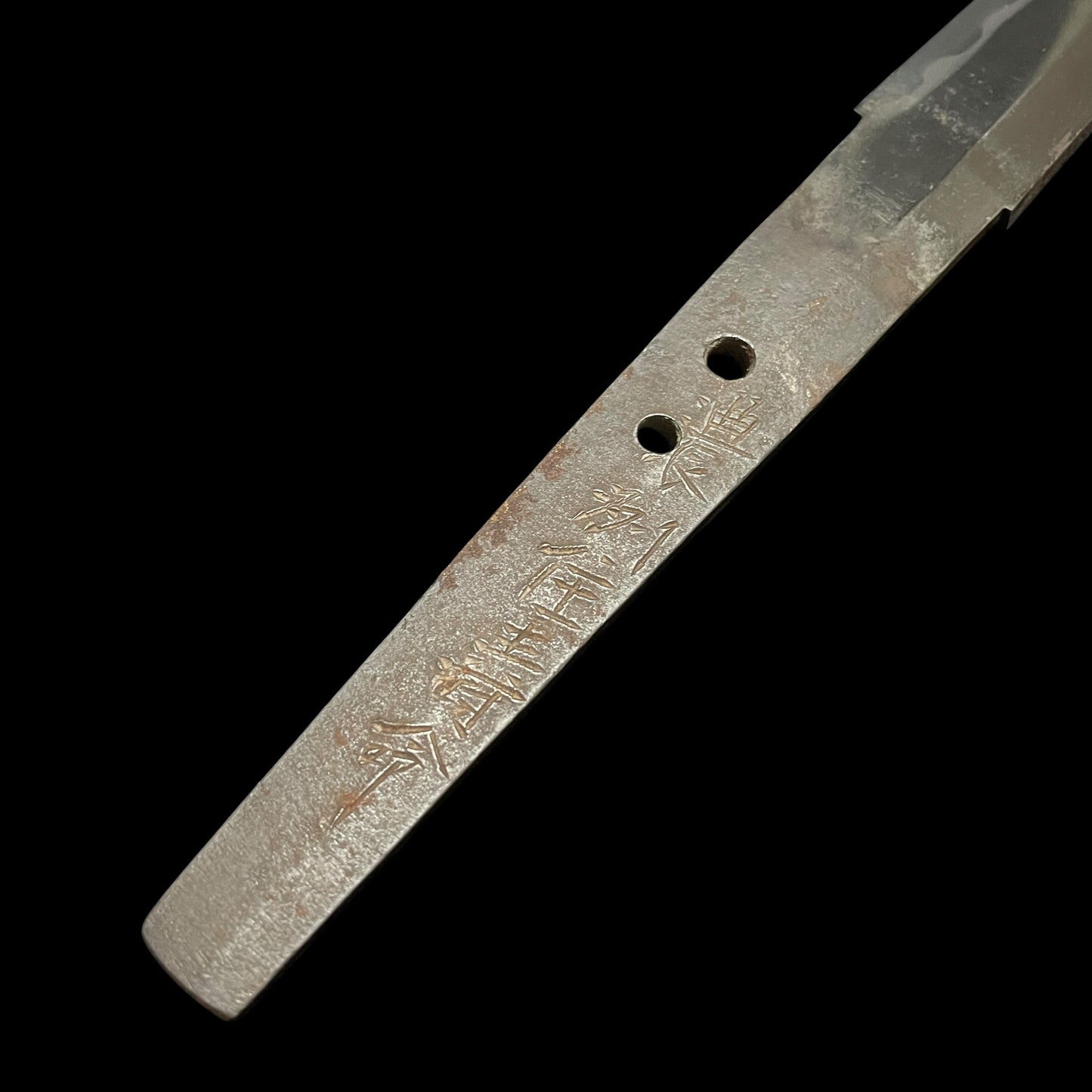 Noshuju Jumyo 濃州住寿命 signed Long Wakizashi, Straight blade, Edo period