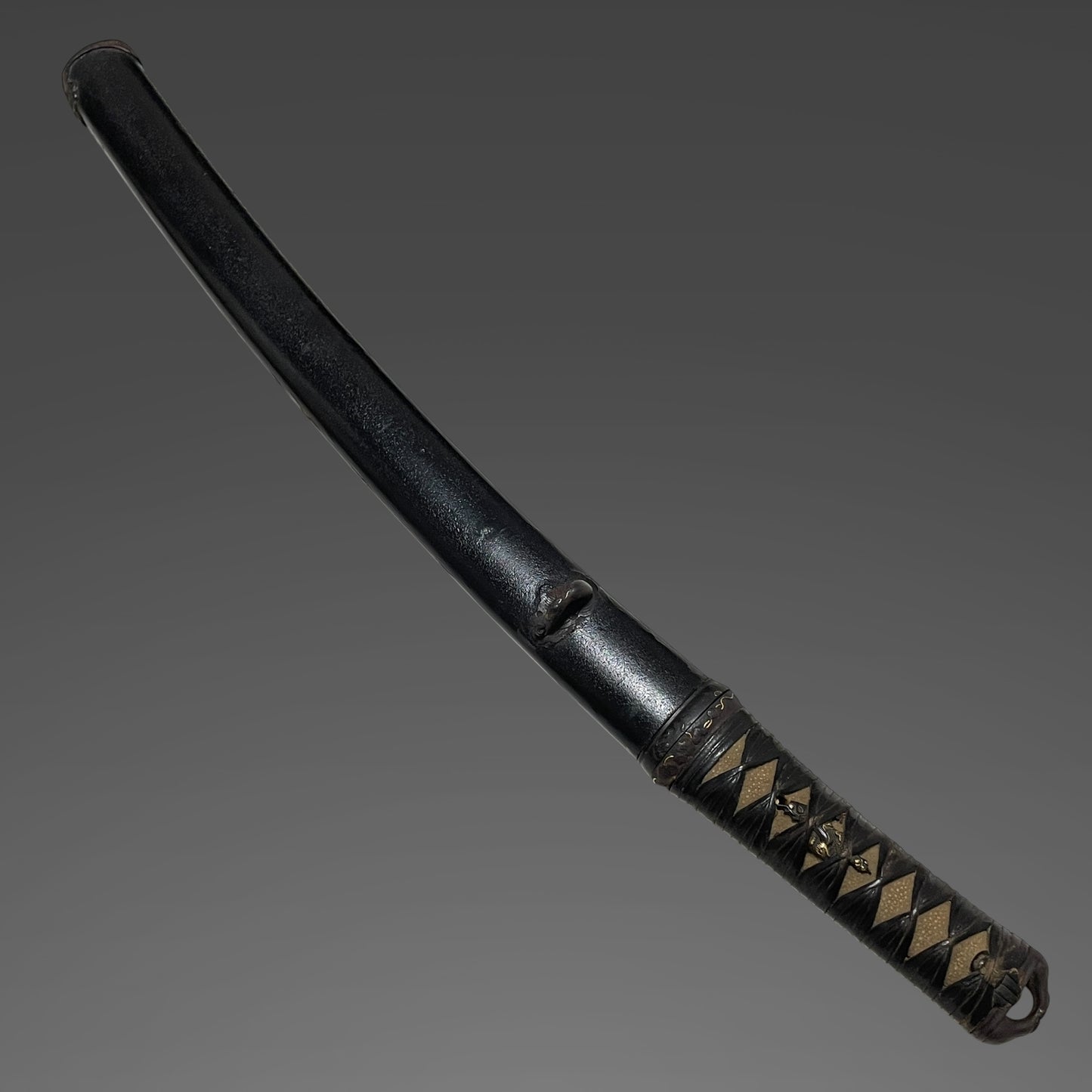 Aikuchi Koshirae 合口拵, Sunnobi-TANTO 寸延短刀, Iro Fittings, Edo period mumei