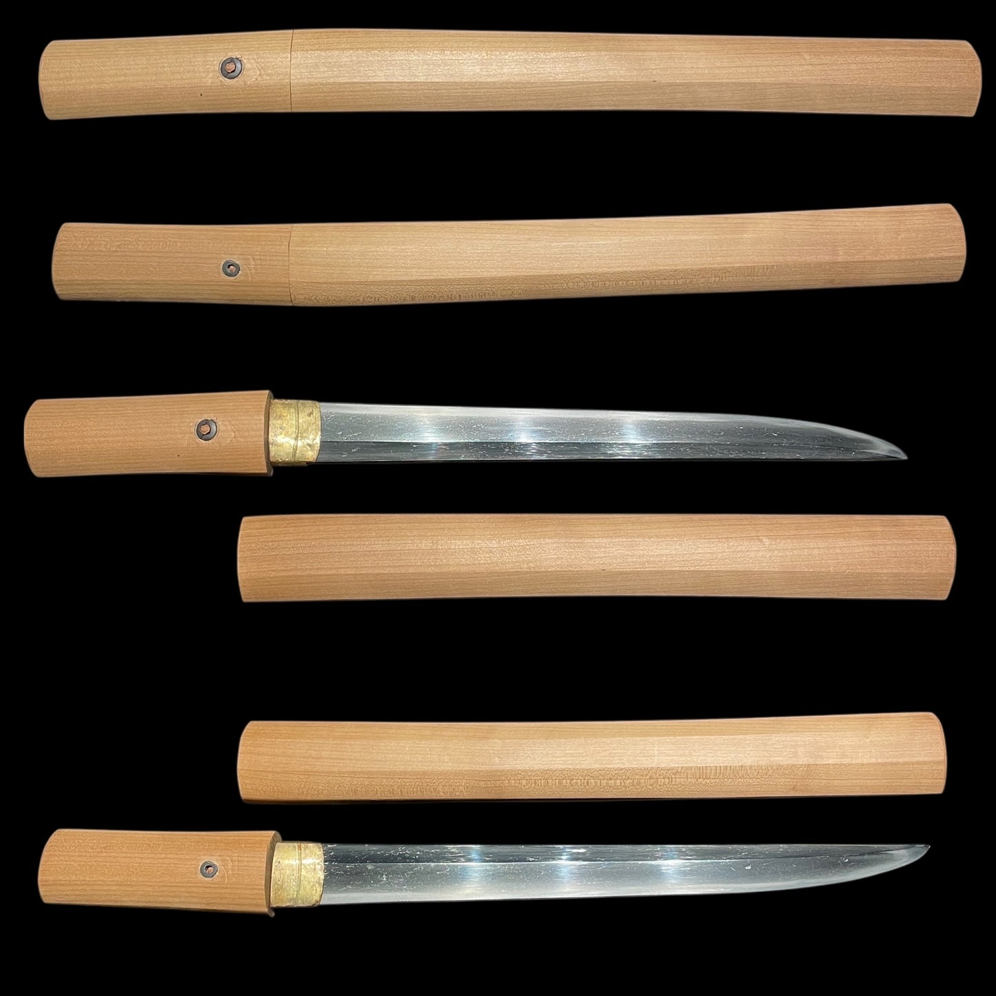 Kawari-Shobuzukuri 変わり菖蒲造り TANTO, Thick blade, Edo period mumei