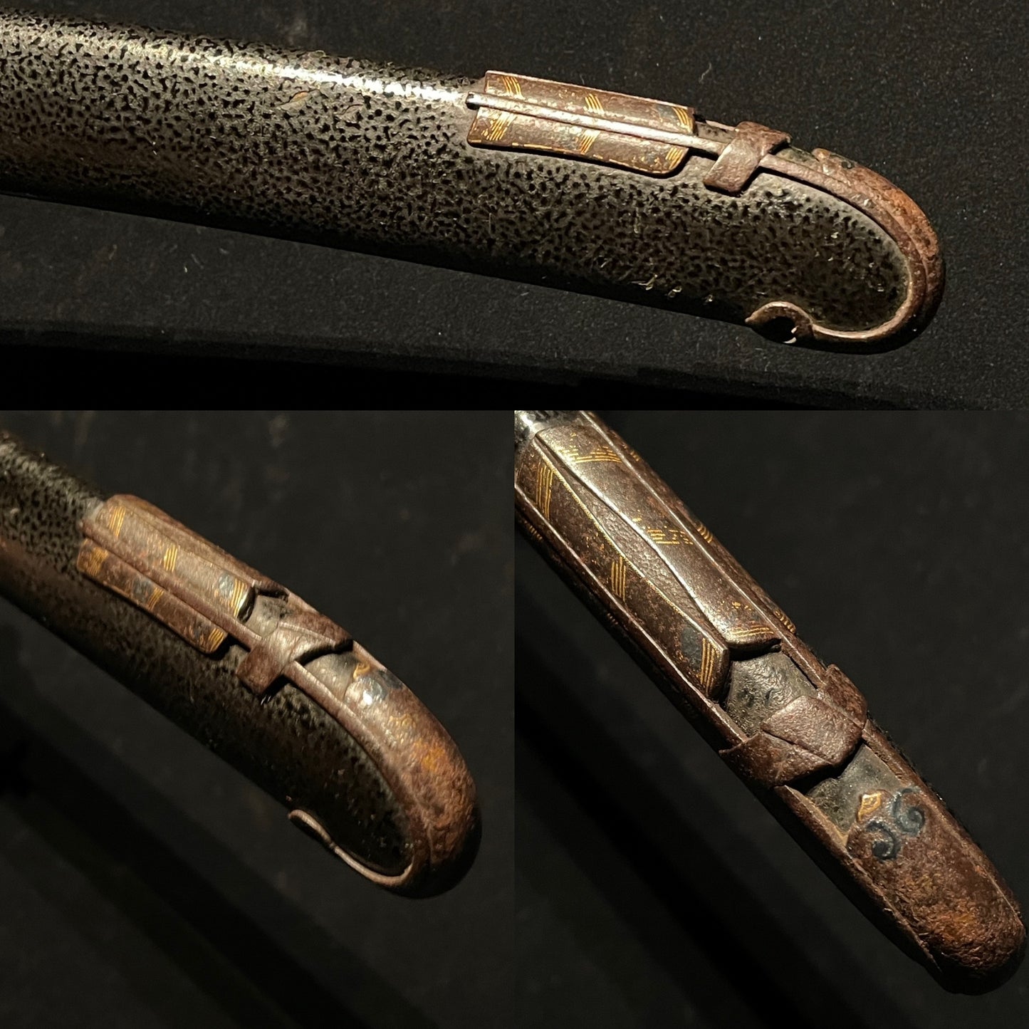 Arrow Kojiri WAKIZASHI, with Signed Kozuka, Edo period mumei