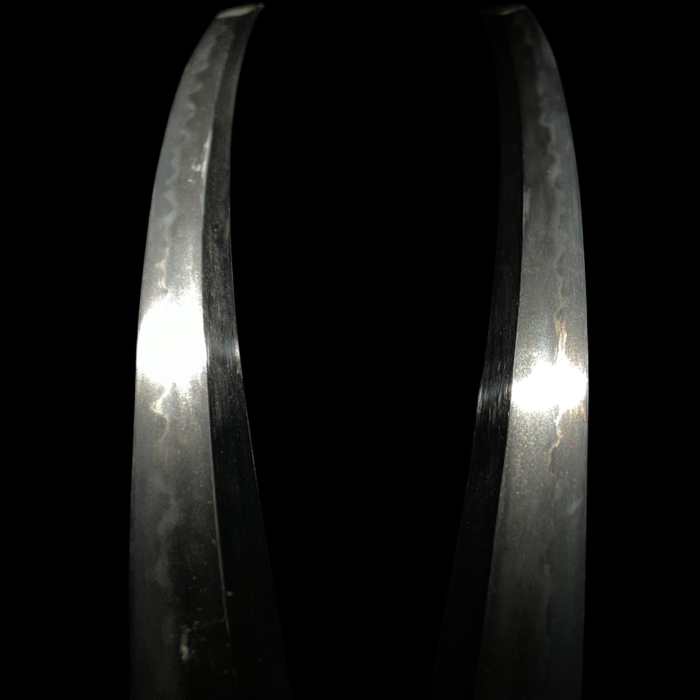 Takadaju Yukimitsu 高田住行光 signed Wakizashi, Guribori 倶利彫り Kashira, Sadatoshi signed Fuchi