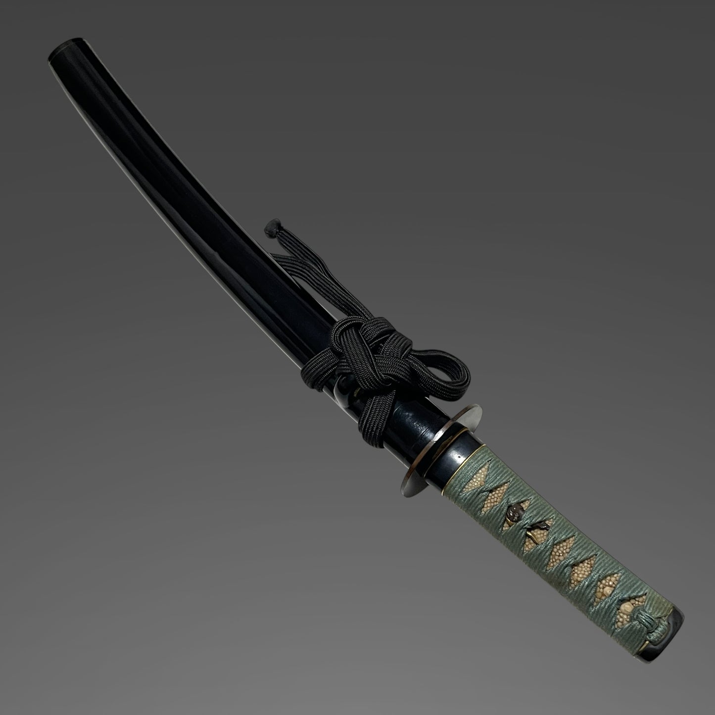 Amazing Hamon Wakizashi, Yokoyama Kozukedaijo Fujiwara Sukesada 横山上野大掾藤原祐定 signed