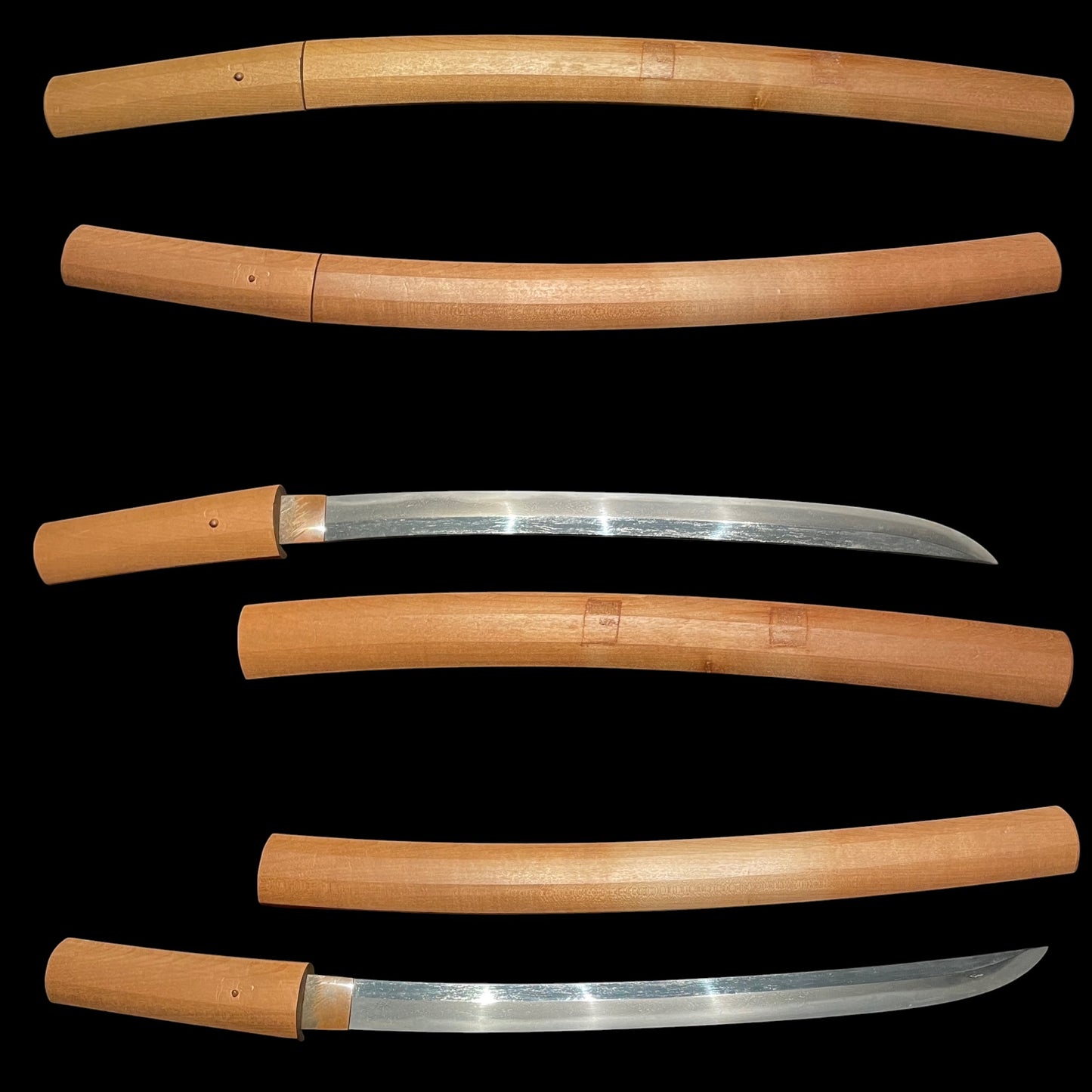 Shobuzukuri Wakizashi 菖蒲造脇差, Osafuneju Katsumitsu 長船住勝光 signed, Muromachi period