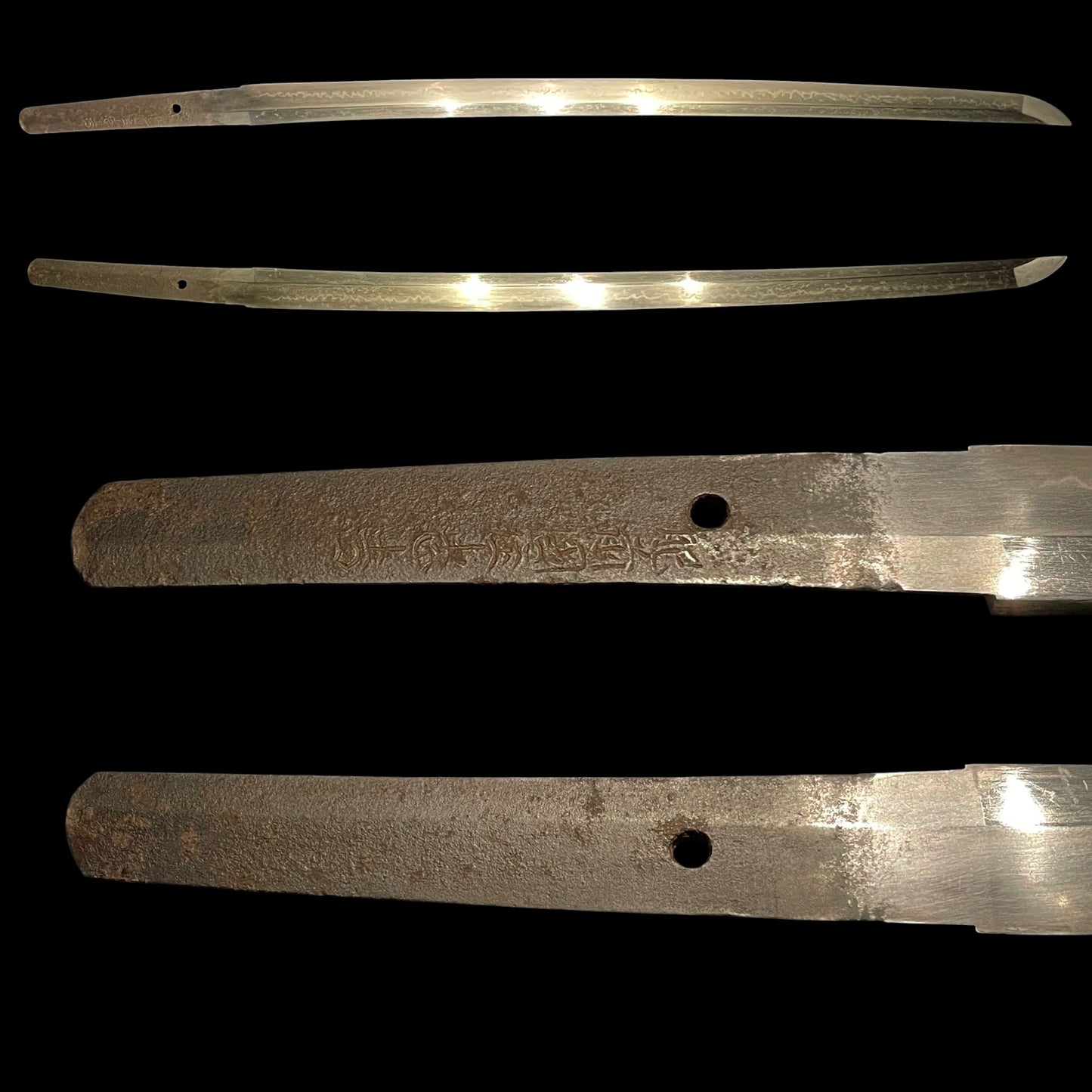 Hizenkokuju Tadayoshi 肥前国住忠吉 signed Long Wakizashi, Edo period