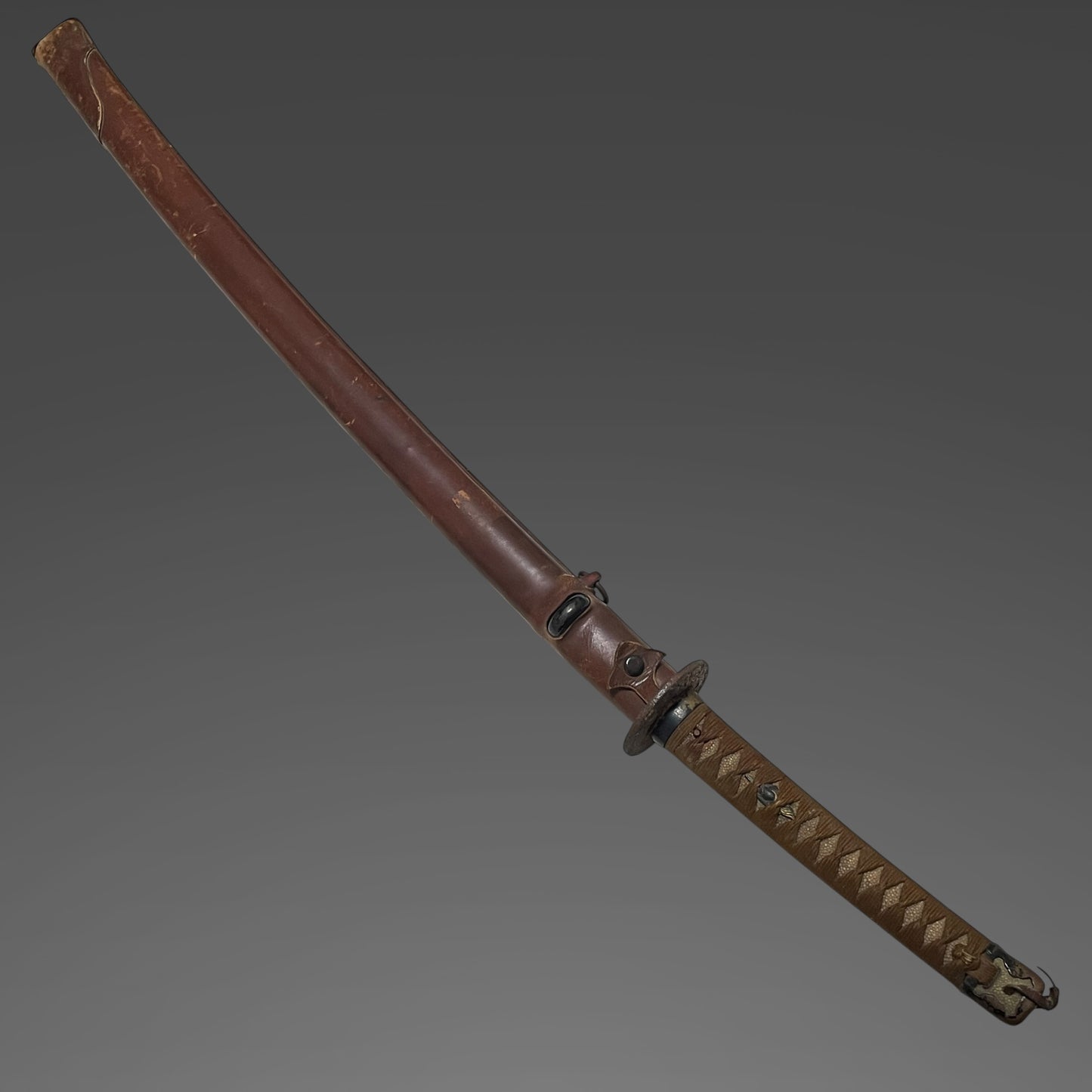 Ryakushiki-GUNTO 略式軍刀, Bushuju Fujiwara Kane 武州藤原兼 signed, WW2 Japanese Officer Sword