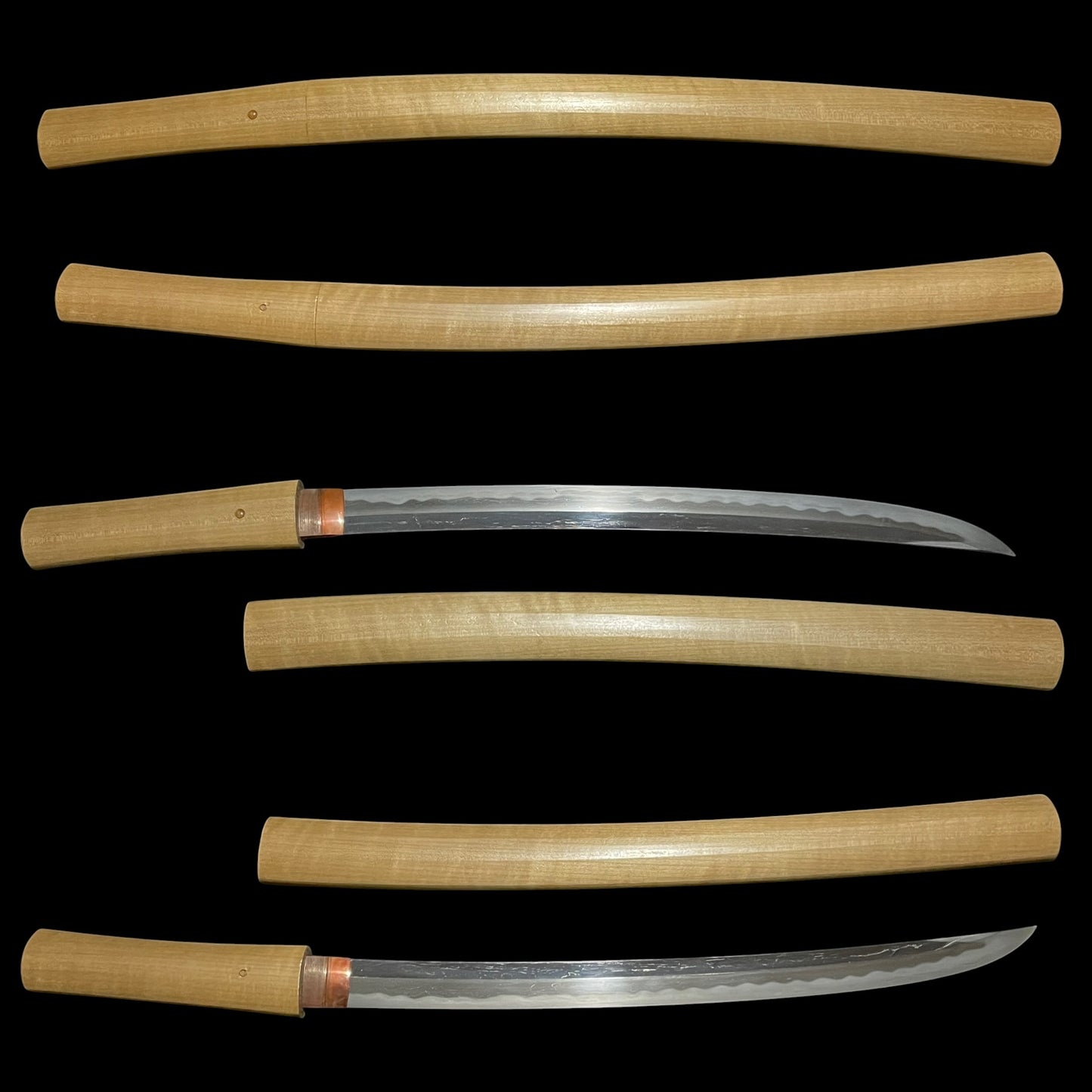 Shobuzukuri Wakizashi 菖蒲造脇差、 Kanemitsu 兼光 signed, Muromachi period