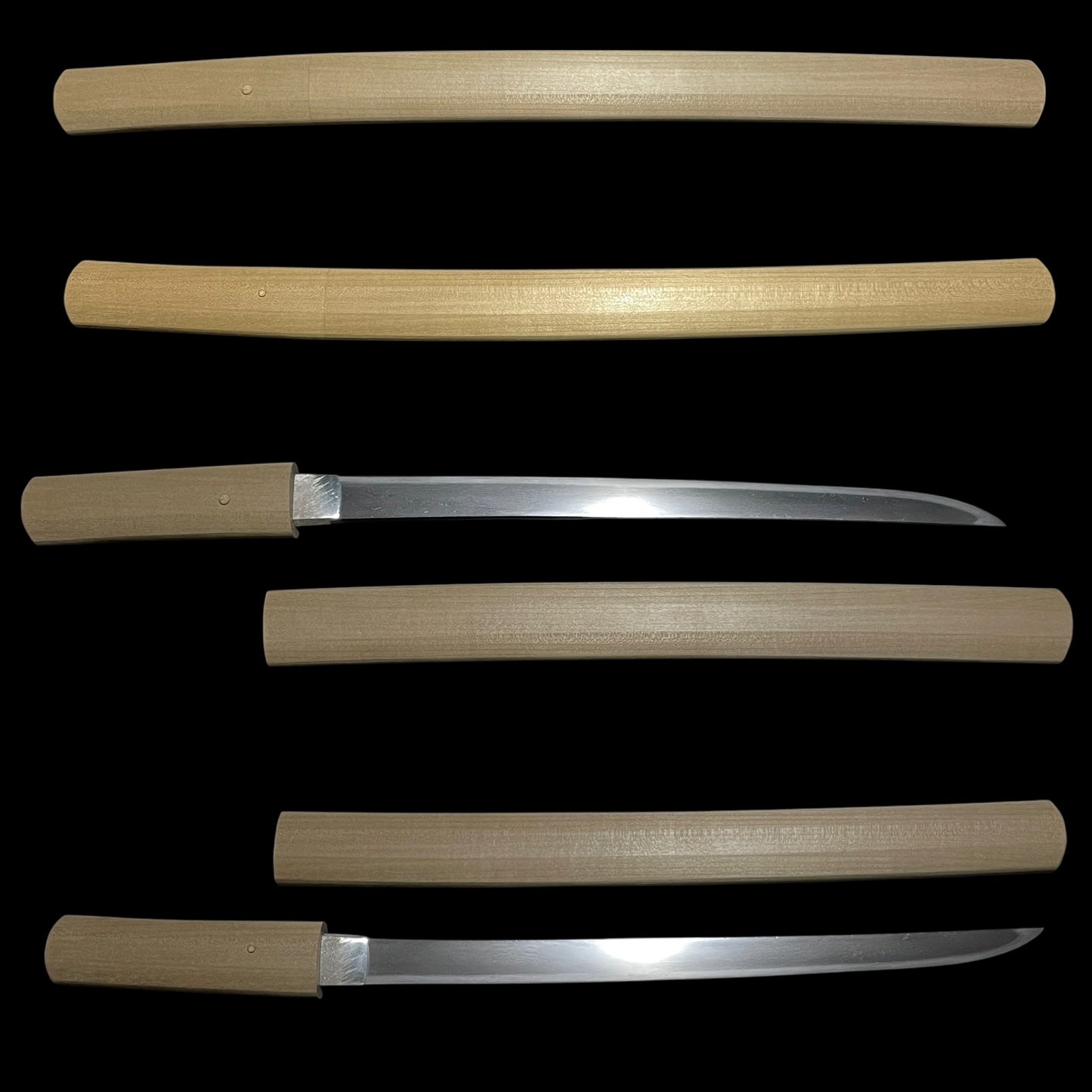 Fuyuhiro 冬広, Hadamono 肌物 Wakizashi, Muromachi period, NBTHK Certificate