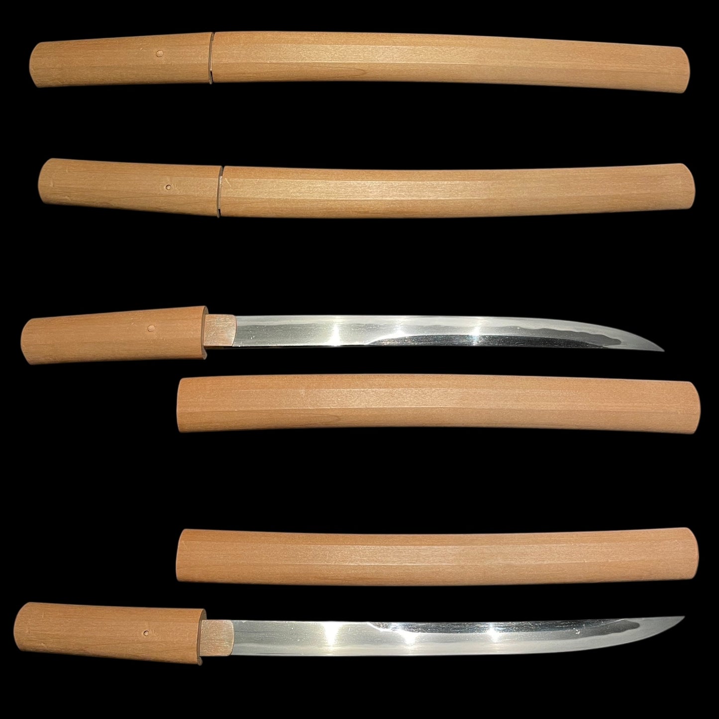 Unokubi-Zukuri 鵜首造 Sunnobi-Tanto 寸延短刀, Edo period mumei