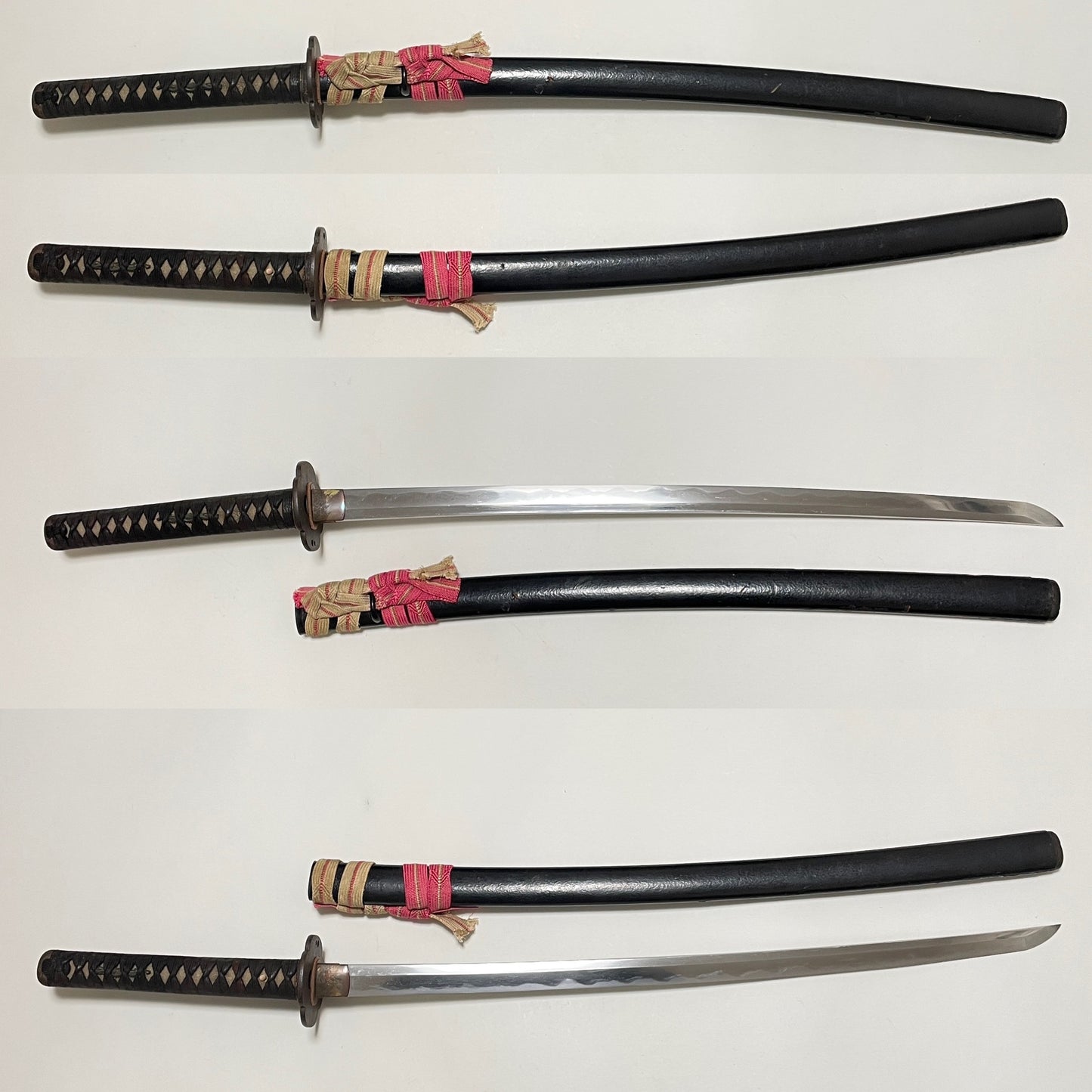 Black KATANA, Bushuju Kunihiro 武州住国廣 signed TSUBA, Edo period mumei