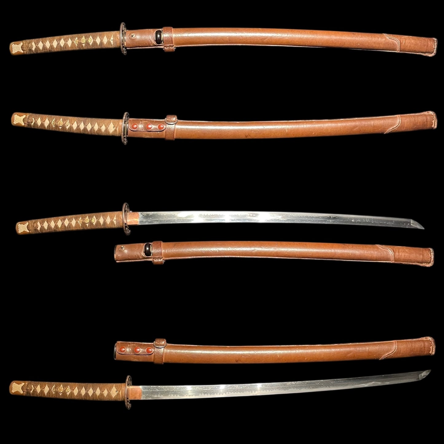 Ryakushiki-GUNTO 略式軍刀, Kanenobu 兼信 signed, Choji-Hamon 丁子刃文