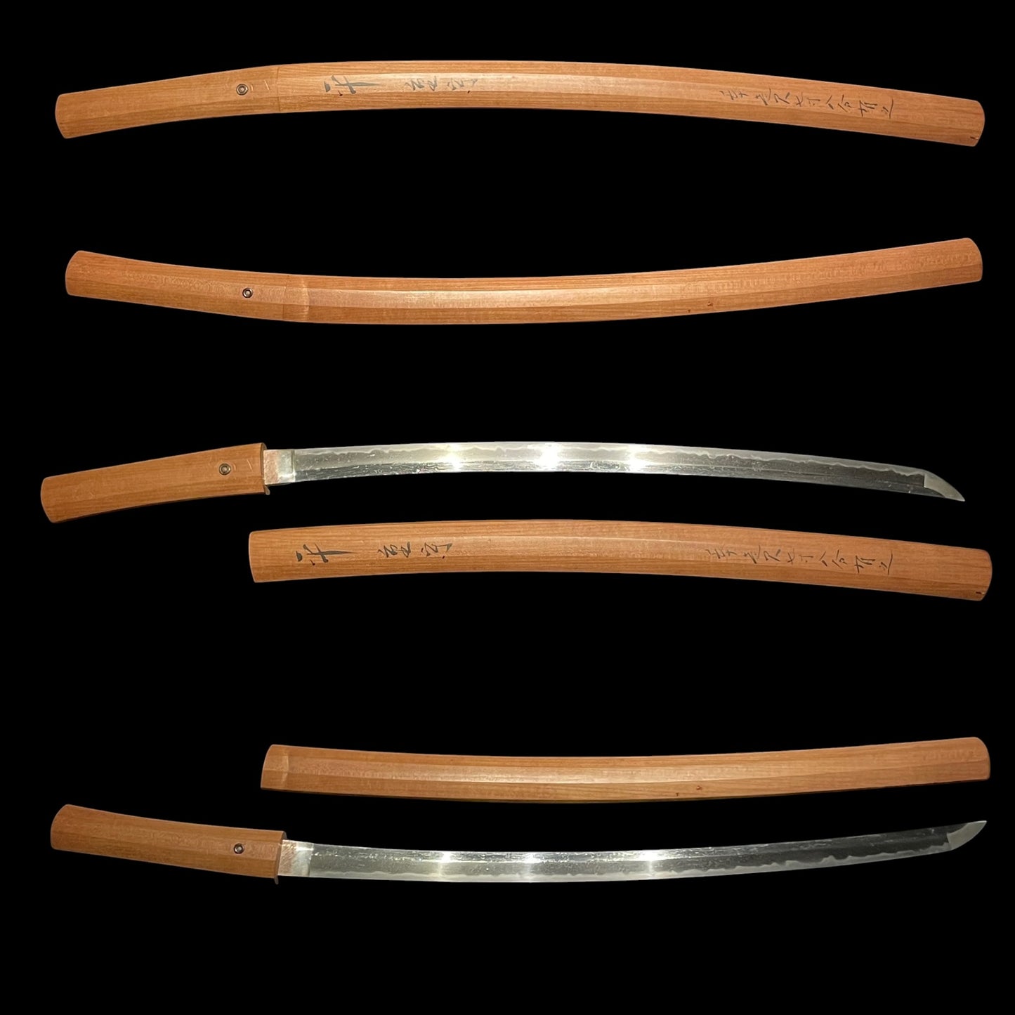Taira Shigemori 平重守 signed Long Wakizashi, Sayagaki 鞘書き, Muromachi period